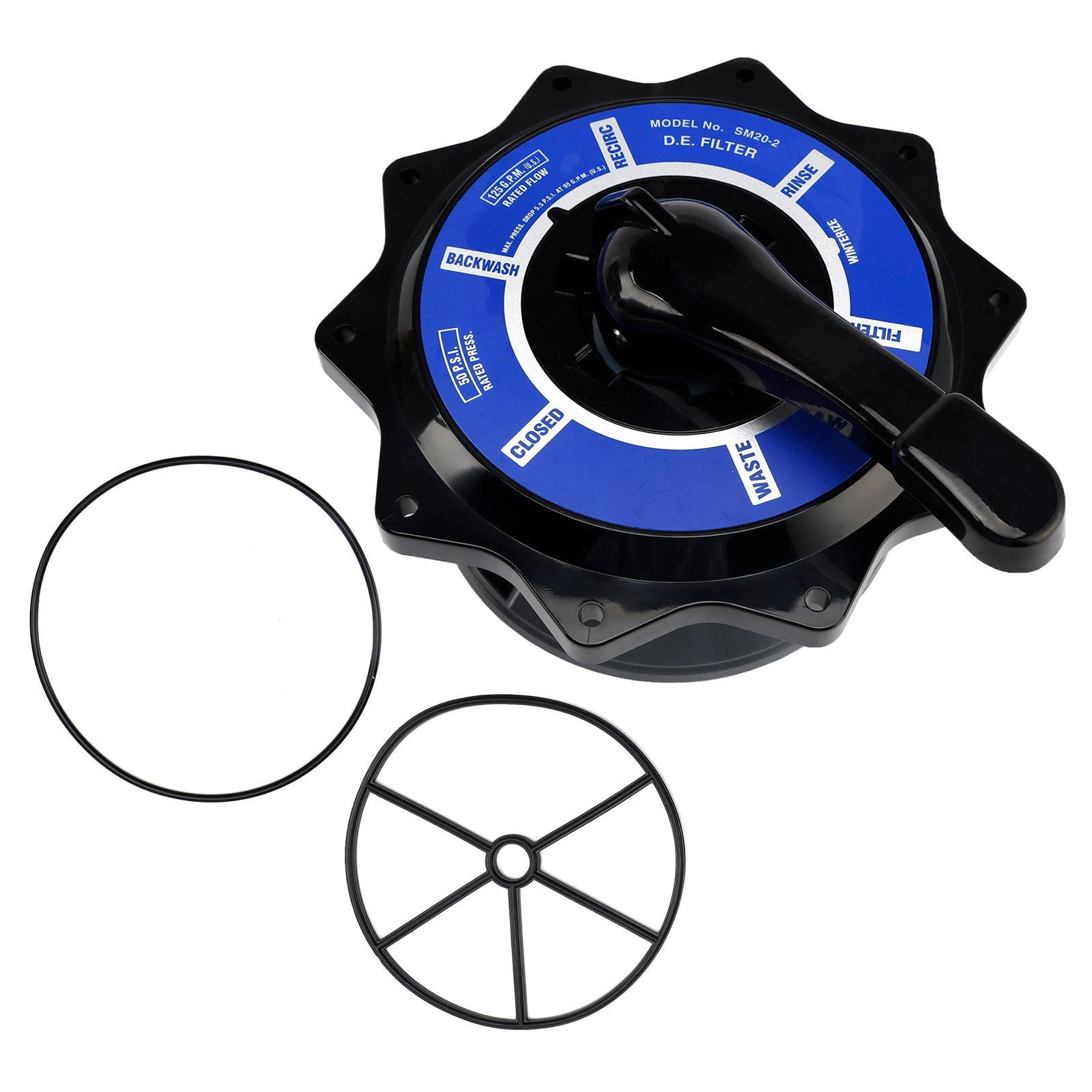 R0443900 2" Top Valve Assembly for Zodiac Jandy Multiport Valve Replacement