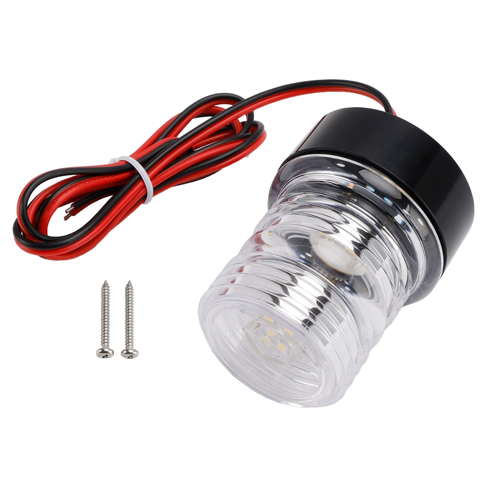 10-24V DC 2.7W IP66 Navigation Signal Light Anchor Vessel Round Lamp Boat Yacht