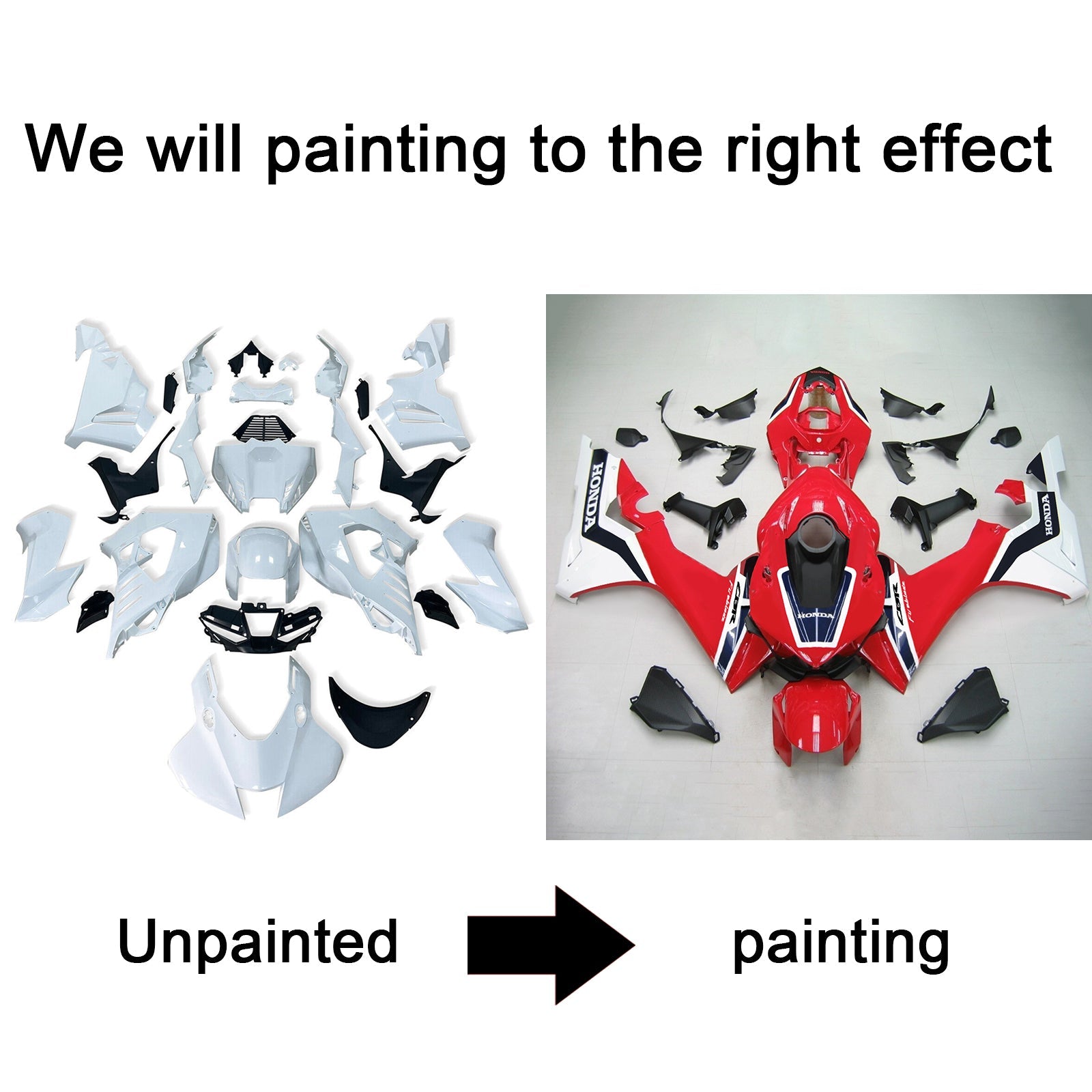 Injection Fairing Kit Bodywork Plastic ABS For Honda CBR1000RR-R 2020-2023