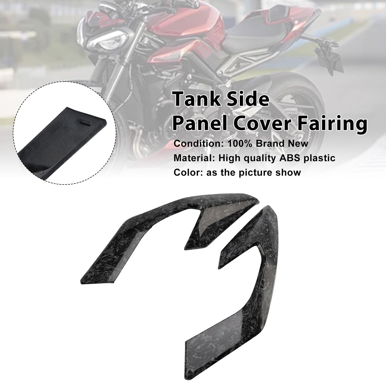 2023-2025 Street Triple 765 R/RS Tank Side Cover Panel Fairing