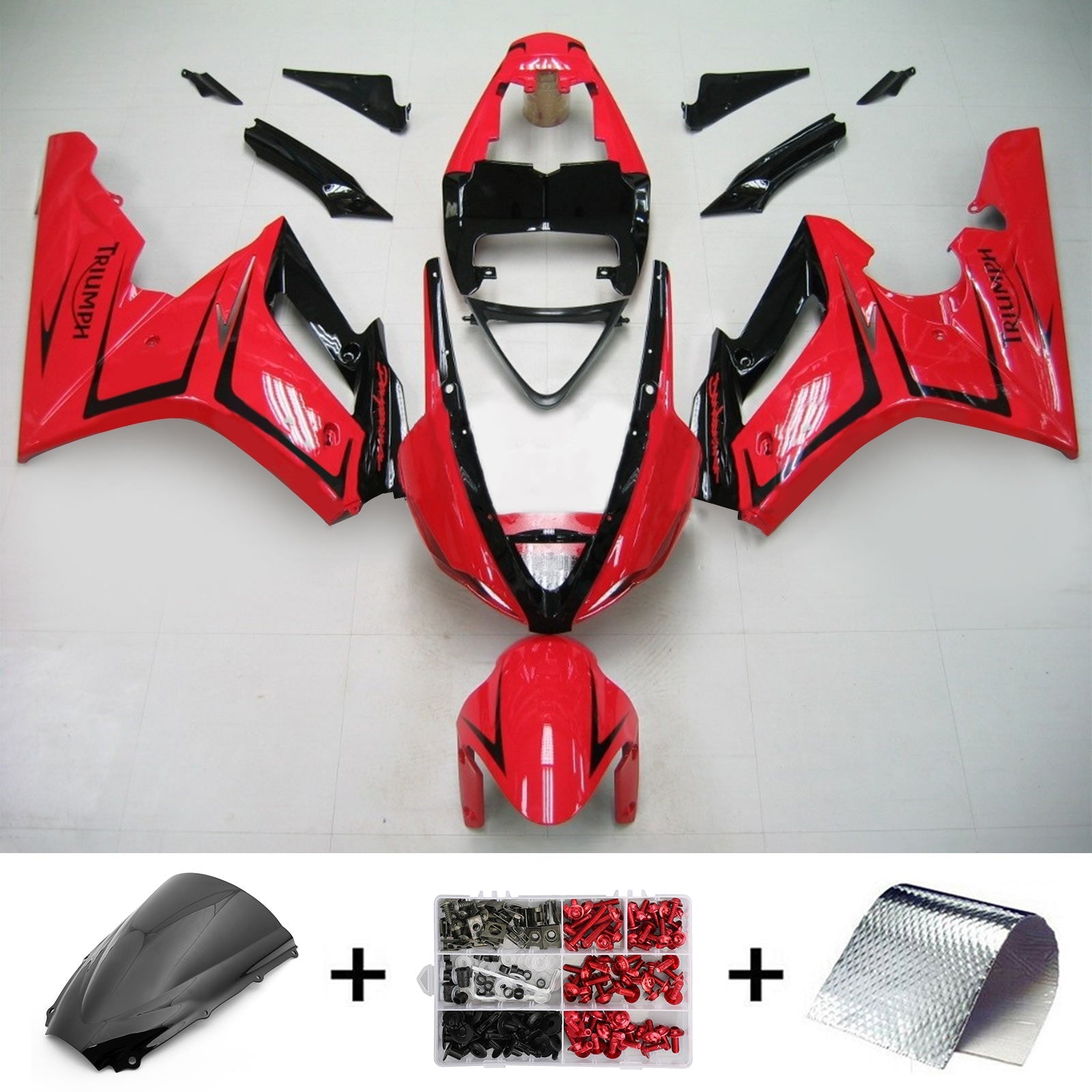 Triumph Daytona 675 2006-2008 Fairing Kit Bodywork Plastic ABS