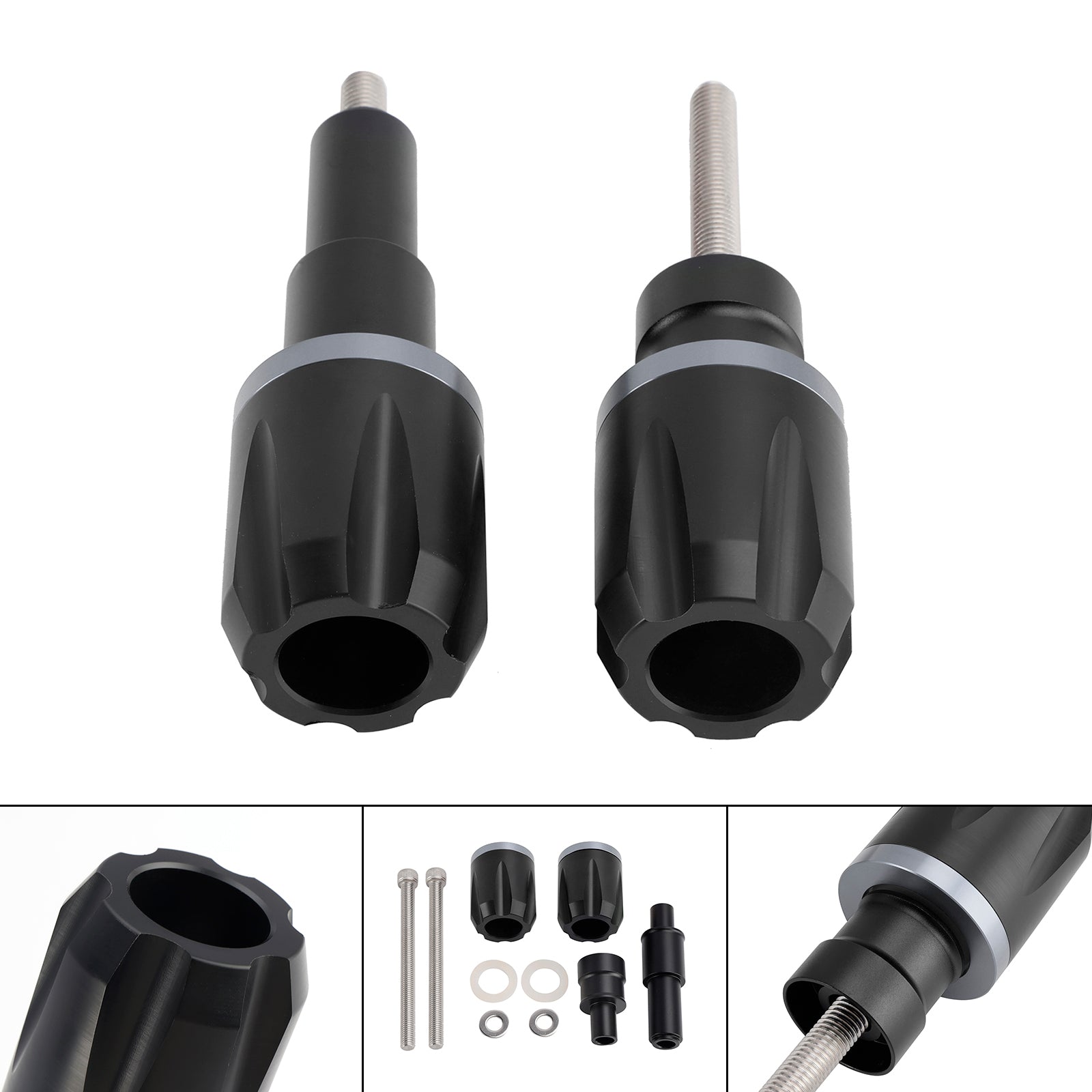 2019-2023 Bmw F900R F750Gs F850Gs Cnc Anti-Crash Frame Sliders Protector Blue Black