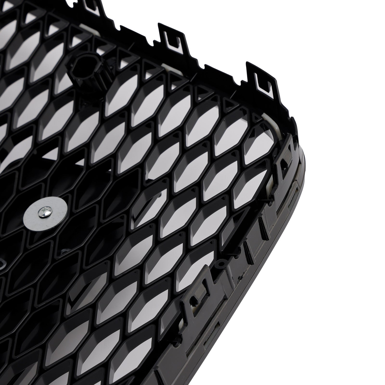For Audi Q7 SQ7 2005-2015 Gloss Black Front Bumper Radiator Vent Mesh Grille Grill