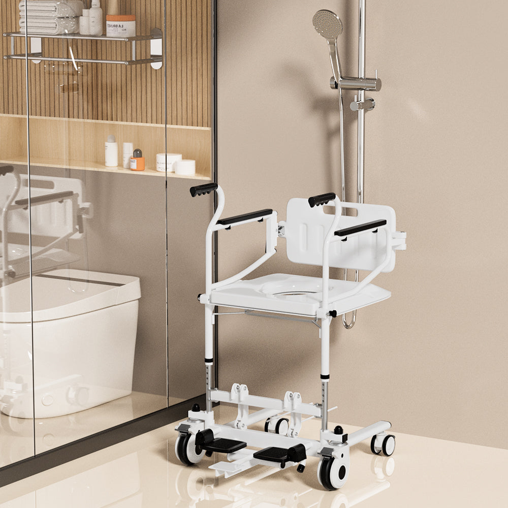 Patient Chair Transferred Lift Wheelchair Removable Split Type Wheelchair 250 lb