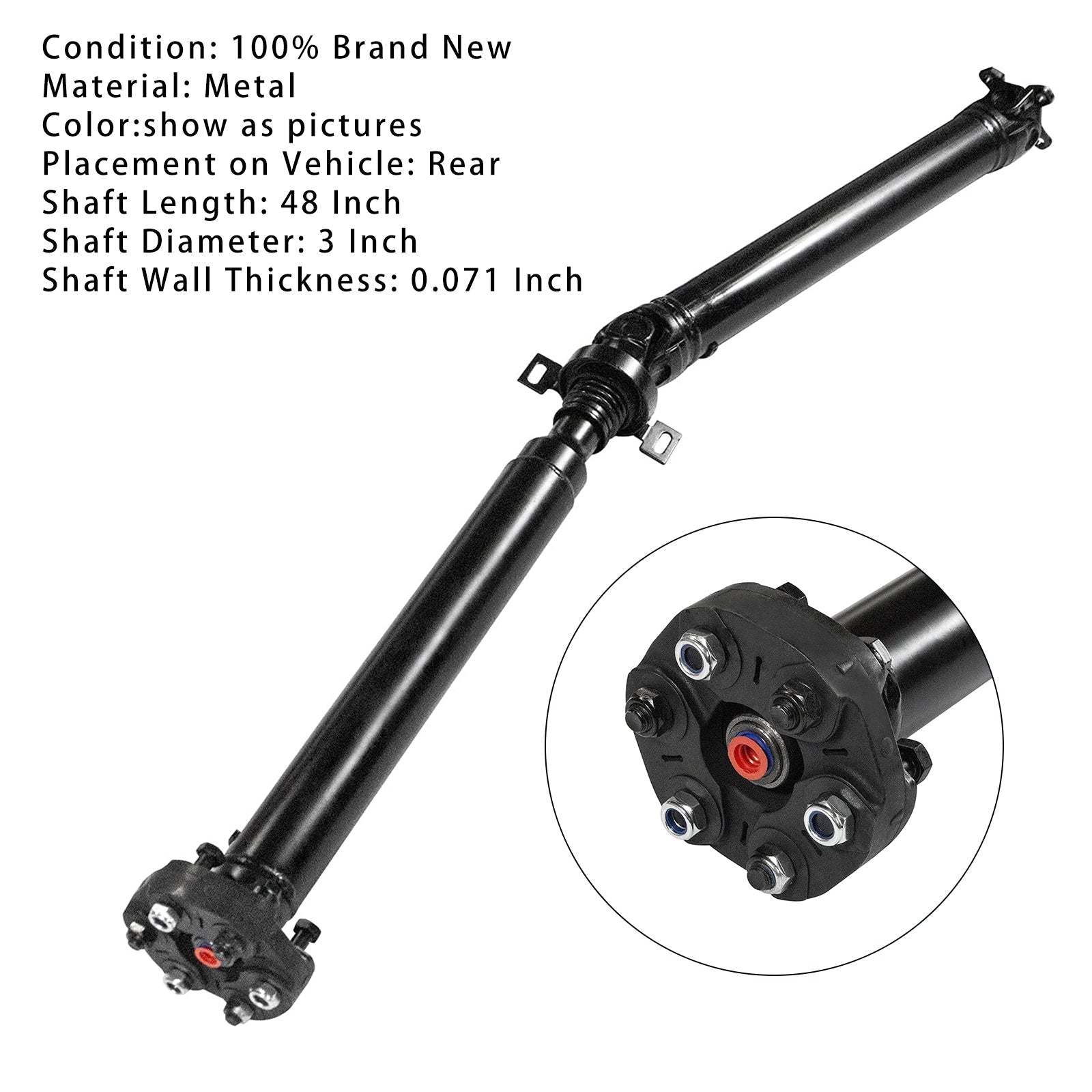 2001-2005 BMW 325xi E46 L6 2.5L Wagon Rear Driveshaft Prop Shaft Assembly 26117502959 936-597