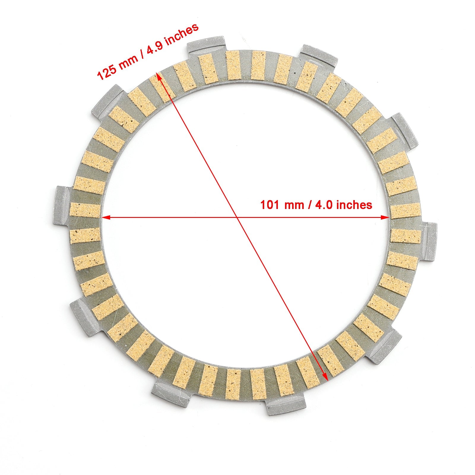 Clutch Friction Plate Kit for Ducati Superbike 848 08-10 Multistrada 1100 07-09