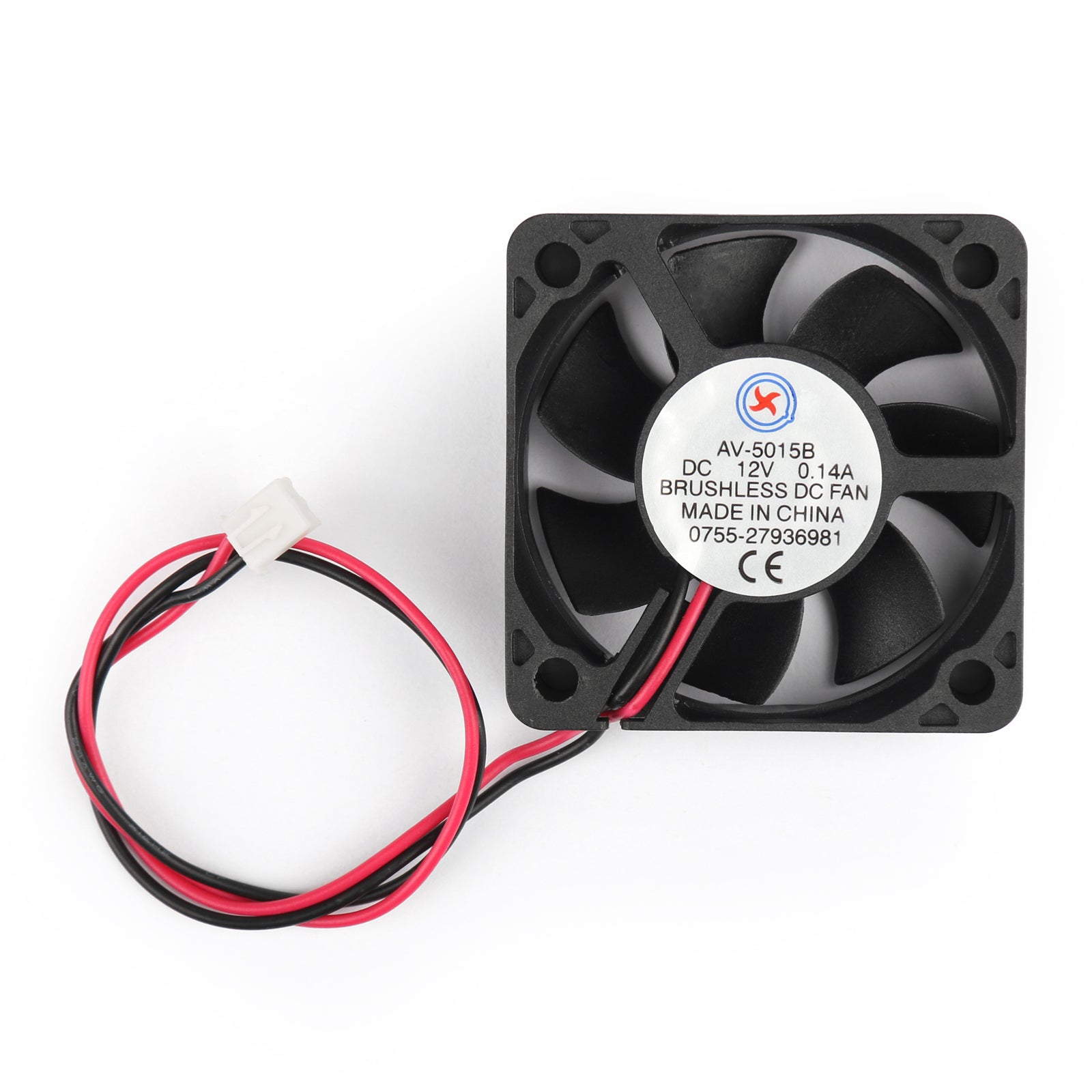 1Pcs DC Brushless Cooling PC Computer Fan 12V 5015B 50x50x15mm 0.14A 2