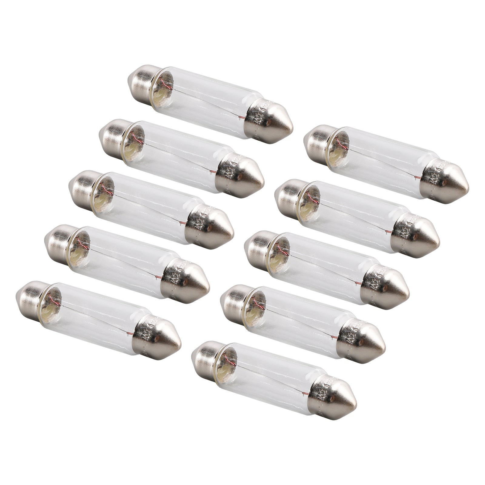 10PCS Car Light Tubular Lamp bulb C5W SV8.5 41MM 6424 24V 5W For OSRAM