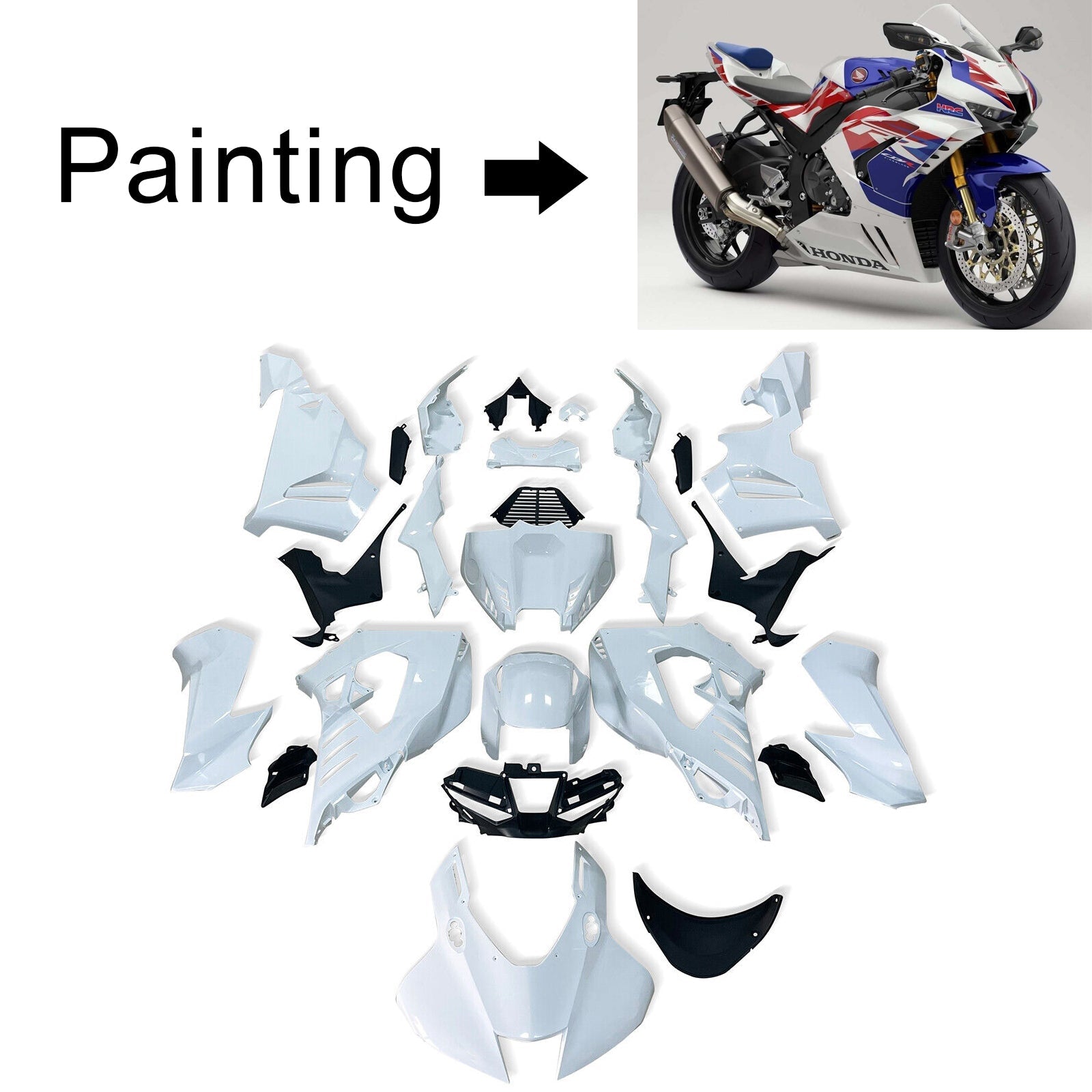 Injection Fairing Kit Bodywork Plastic ABS For Honda CBR1000RR-R 2020-2023