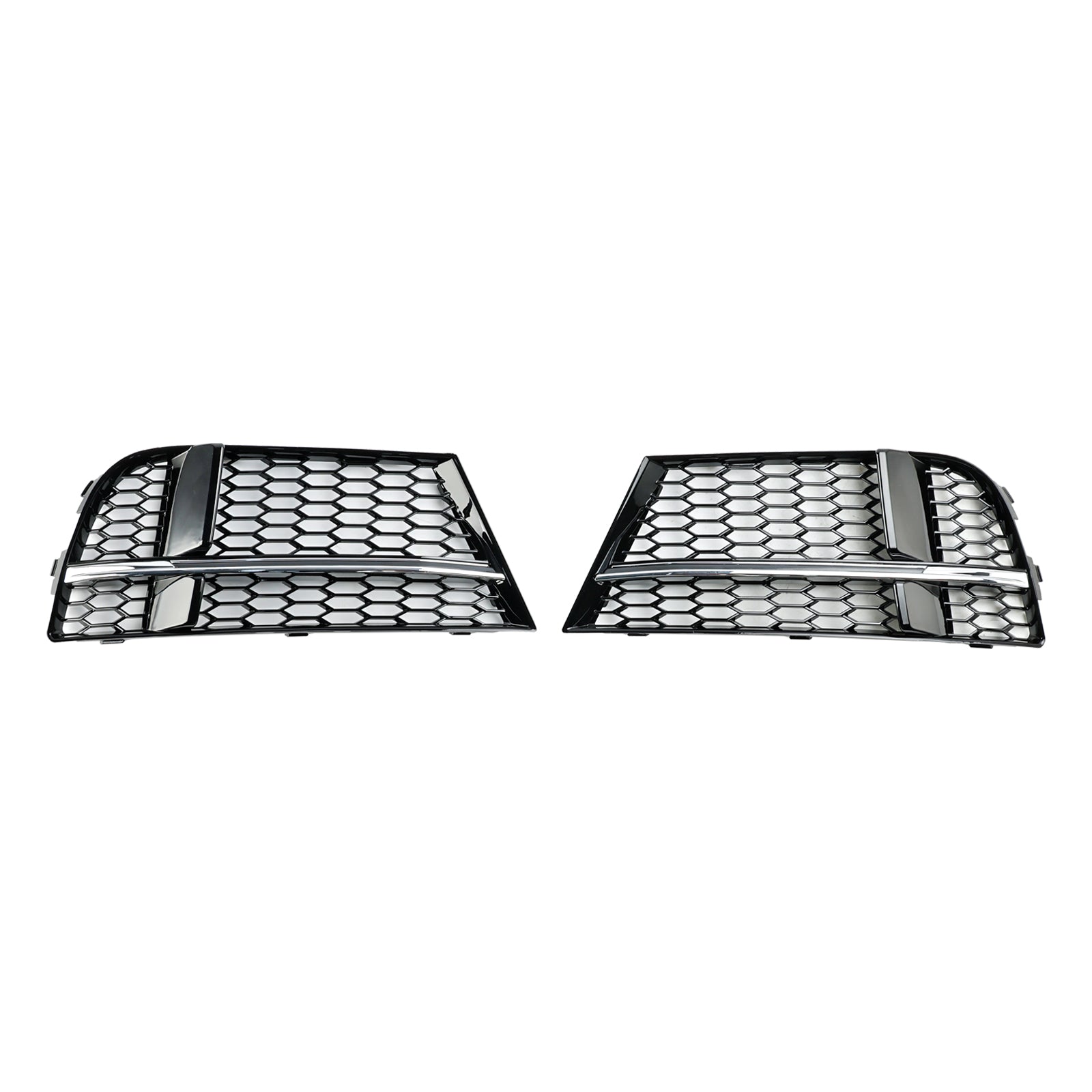 Front Fog Light Cover Bezel Grill Grille Fit AUDI A3 S-LINE 2017-2019 8V