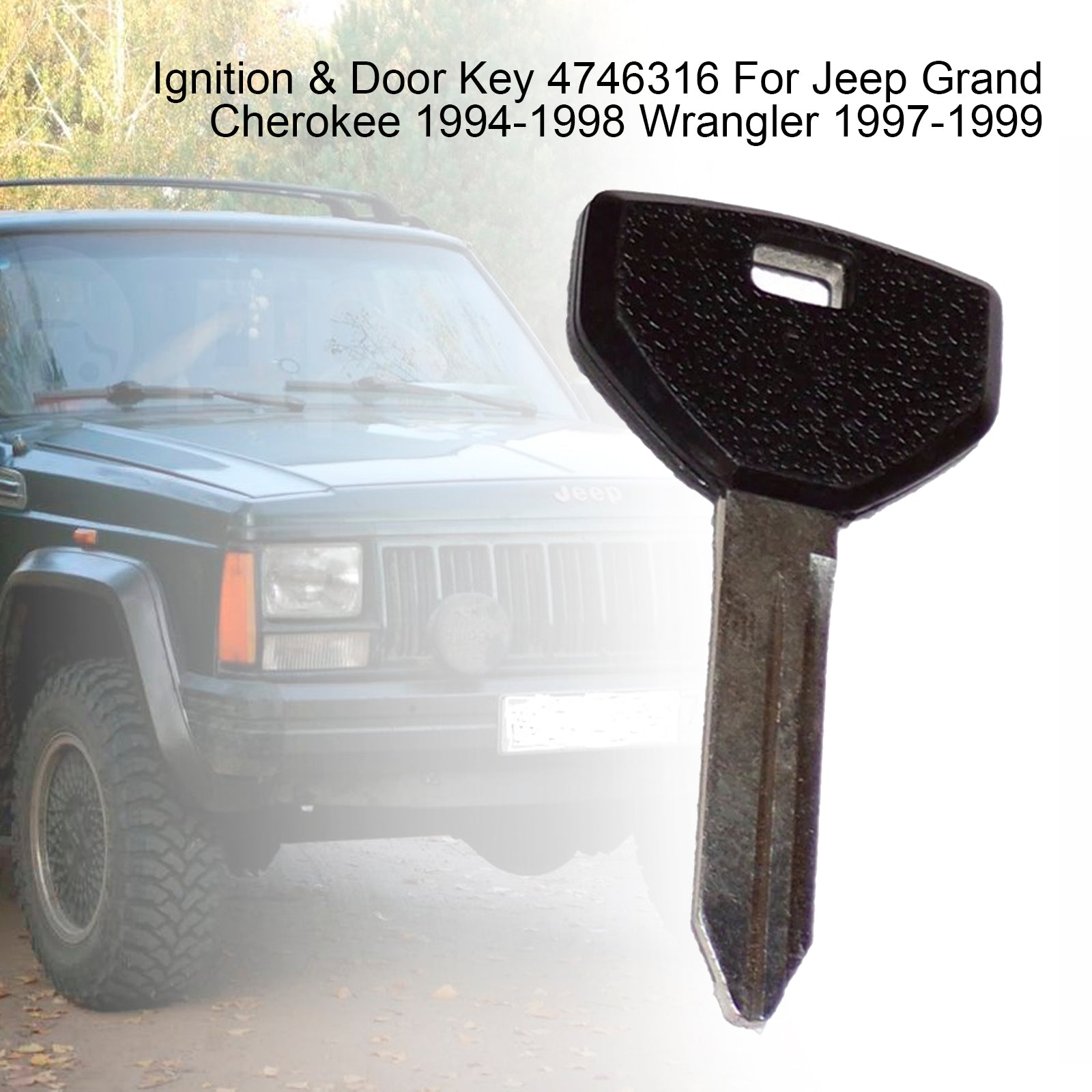 Ignition & Door Key 4746316 For Jeep Grand Cherokee 1994-1998 Wrangler 97-99