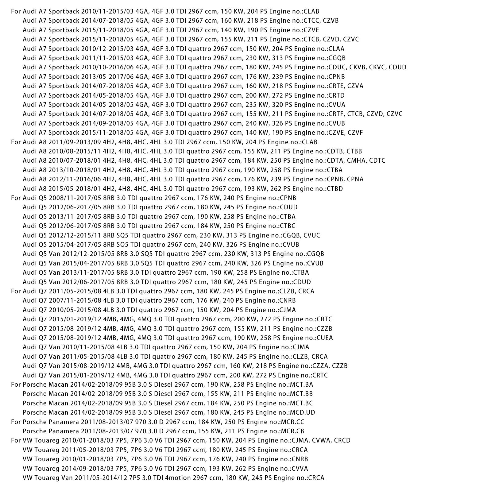 Connecting Rod 059198401N 059198401H for Audi Porsche VW 3.0 CCLA CDTA CDTB CDTC