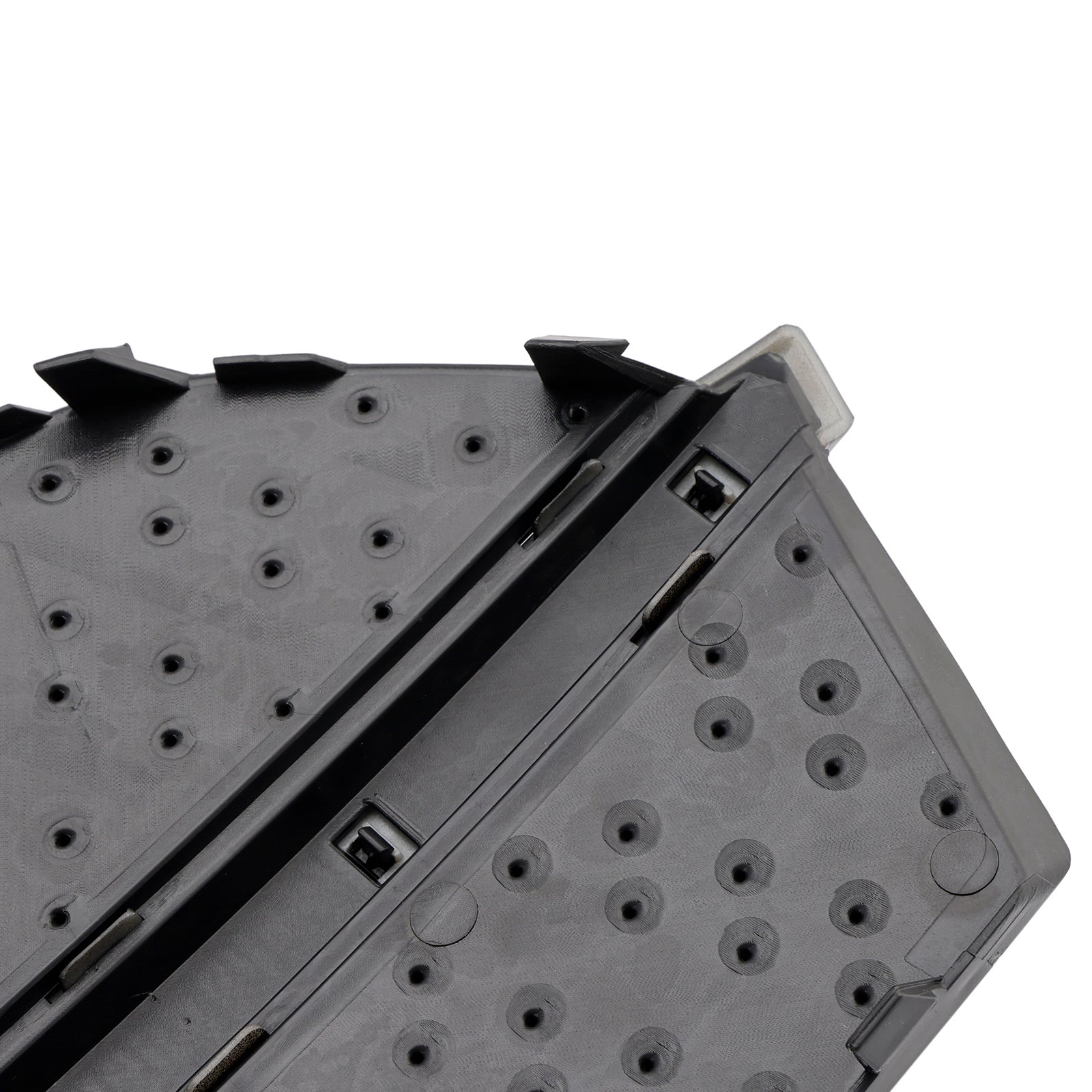 2013-2015 Audi Q3 RSQ3 Style Honeycomb Front Fog Light Covers Gloss Black