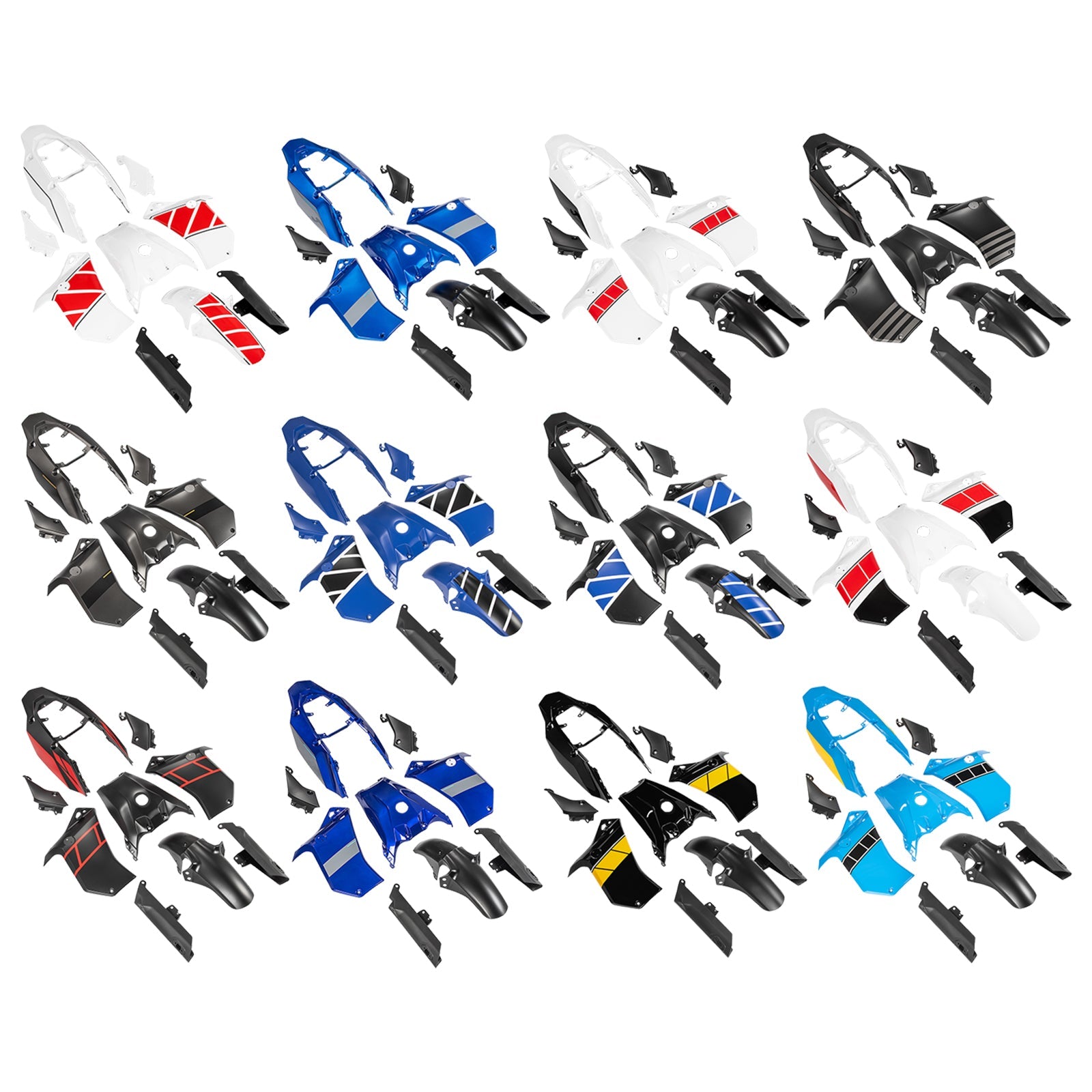 Injection ABS  Bodywork Fairing Kit for Yamaha Tenere 700 2019-2024