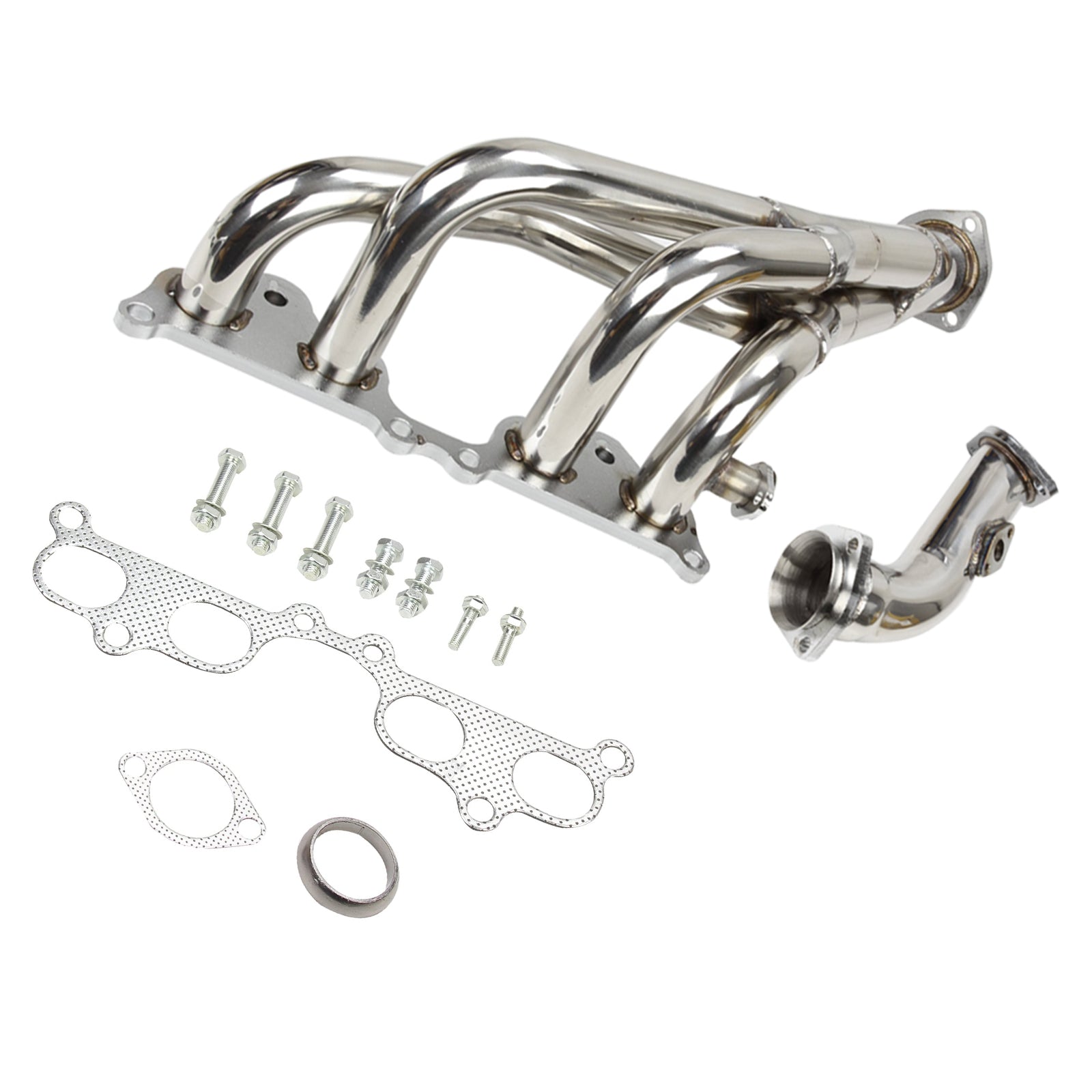 Stainless Steel Manifold Header Fit Toyota Tacoma 2.4L 2.7L L4 1995-2001