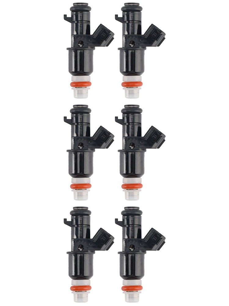 6PCS Fuel Injector 16450-RCA-A01 Fit Honda MDX Tl Accord Pilot Fit Acura