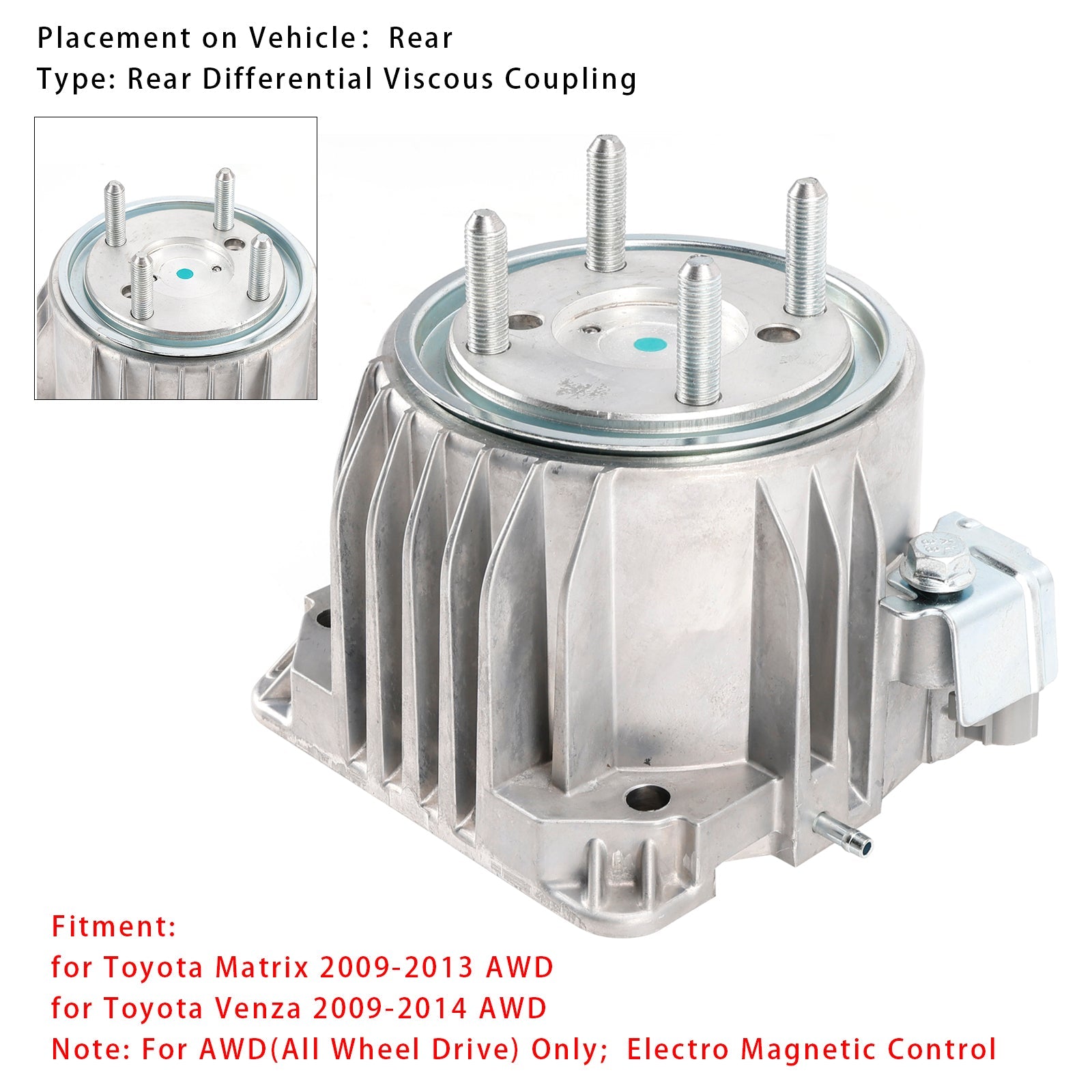 Rear Differential Viscous Coupling 41303-68013 For Toyota Venza AWD 2009-2014