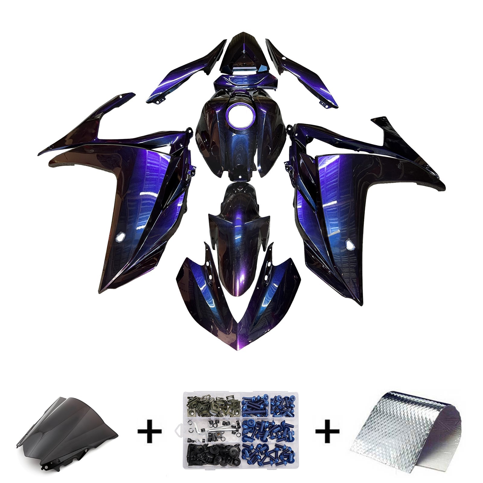 Injection Fairing Kit Bodywork ABS For Yamaha YZF-R3 2014-2018 R25 2015-2017