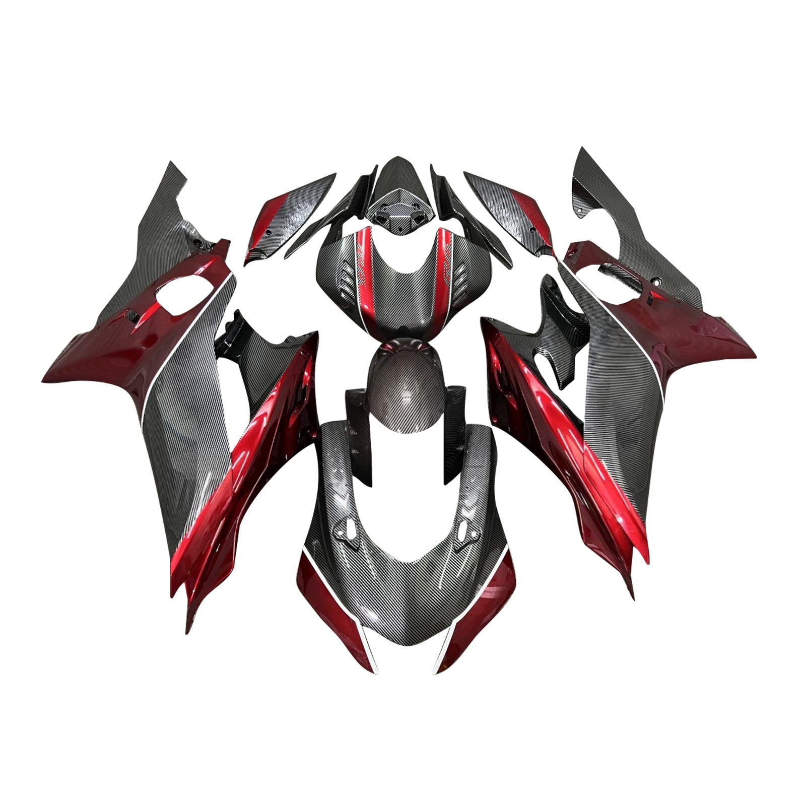 Injection Fairing Kit Bodywork Plastic ABS fit For Yamaha YZF-R6 2017-2023