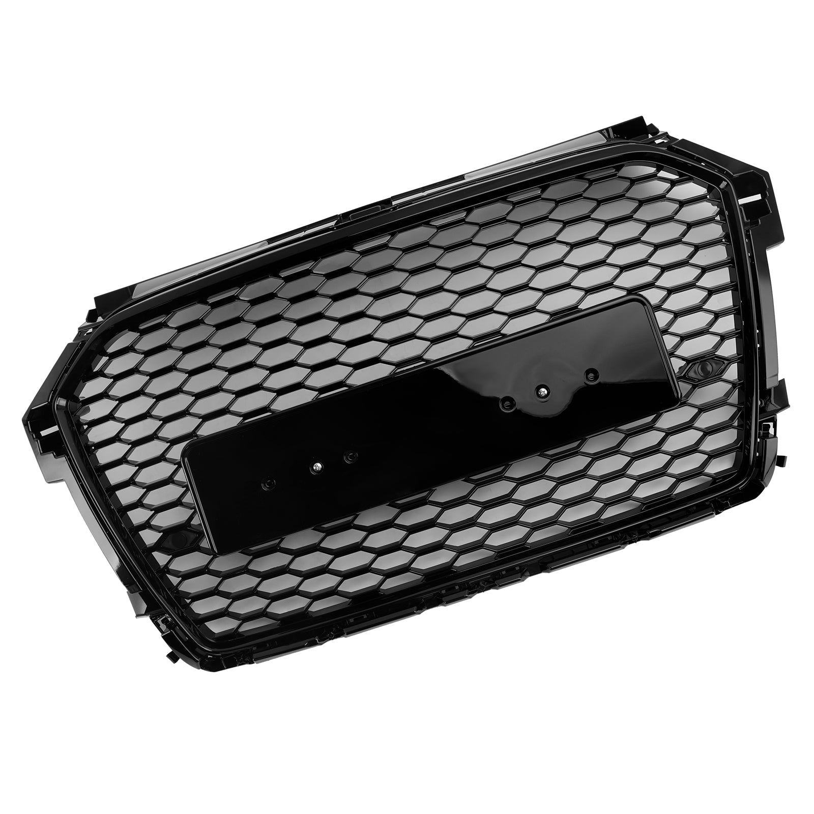 RS 스타일 허니콤 범퍼 그릴 핏 아우디 A1 S1 8X 페이스리프트 2016-2019 블랙