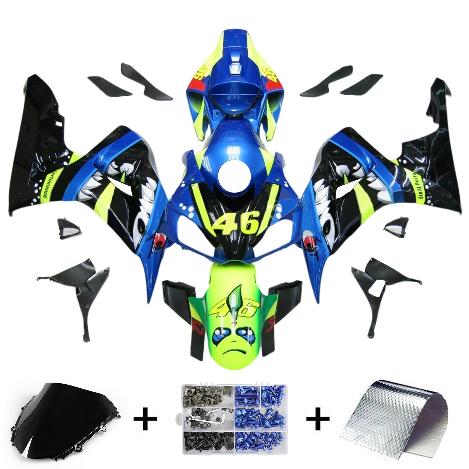 Honda CBR1000RR 2006-2007 Fairing Kit Bodywork Plastic ABS