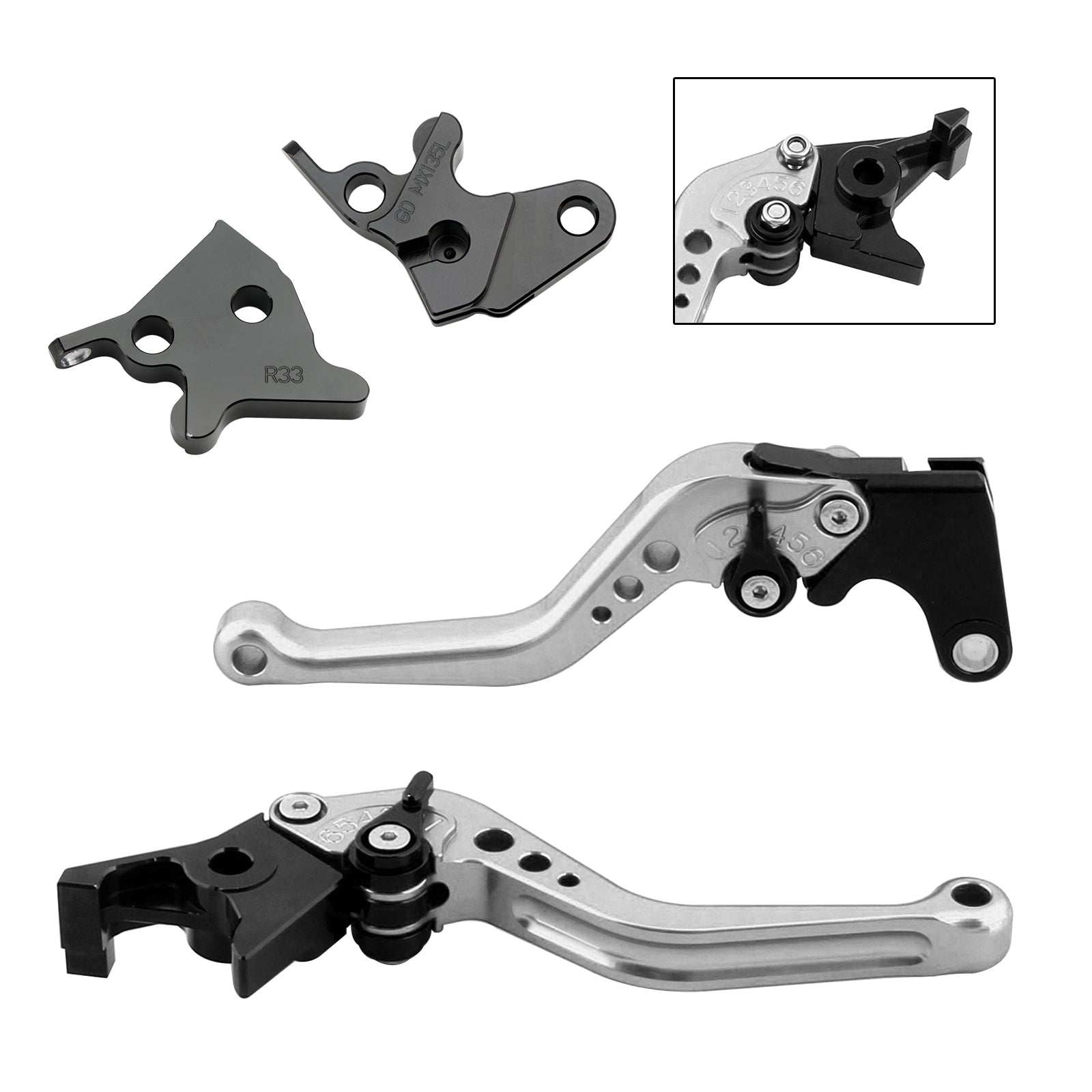 2005-2014  YAMAHA YBR125 NEW Short Clutch Brake Lever