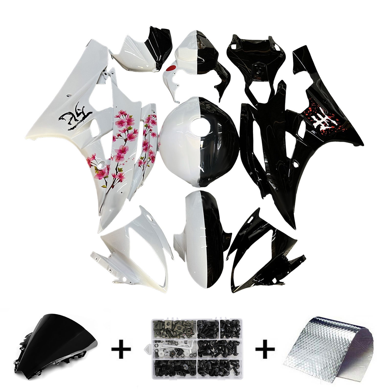 Injection Fairing Kit Bodywork Plastic ABS For Yamaha YZFR6 YZF-R6 2006-2007