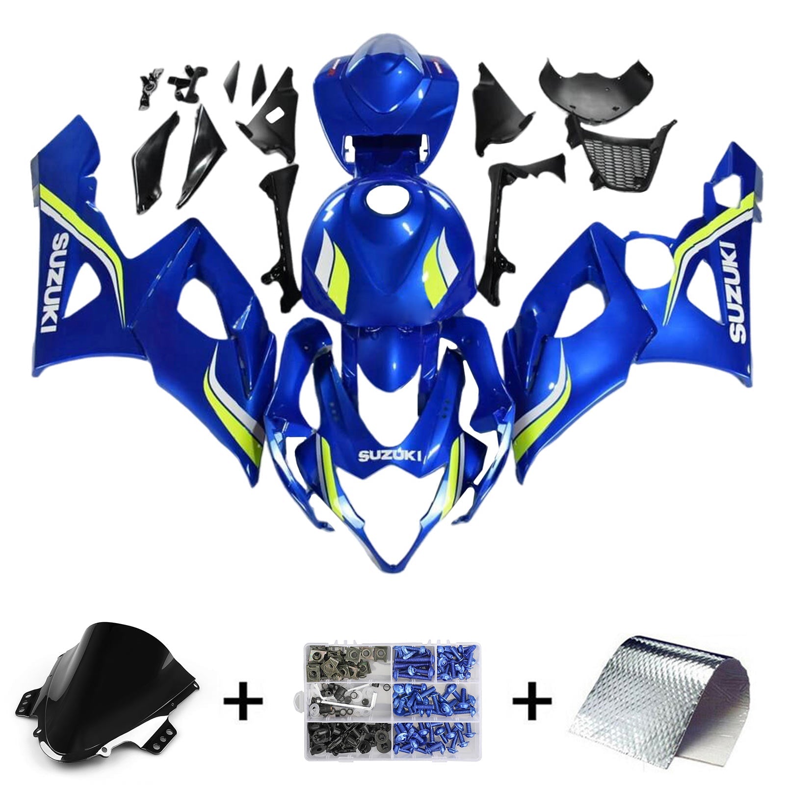 Amotopart Suzuki GSXR1000 2005-2006 K5 Fairing Kit Bodywork Plastic ABS