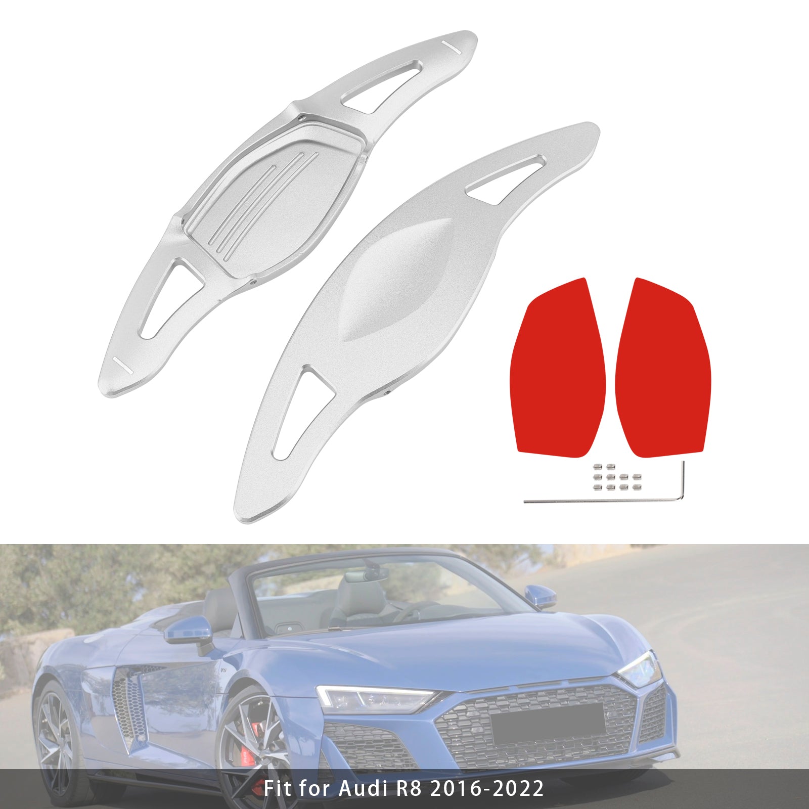 Steering Wheel Paddle Shifter Extension For Audi RS5 RS3 TT RS Aluminium