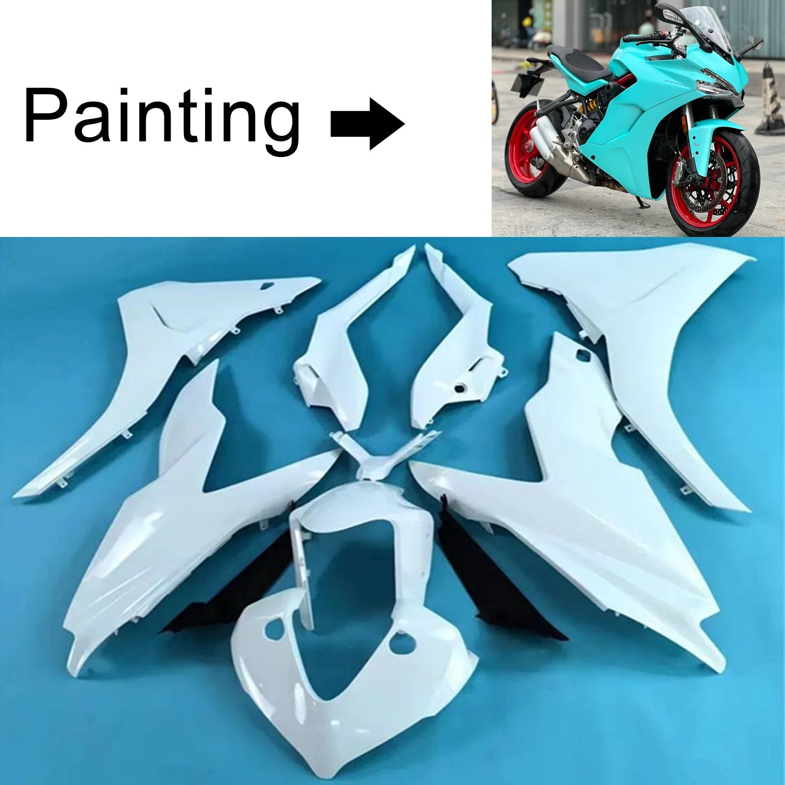 Ducati Supersport 939 939S 2017-2020 Fairing Kit Bodywork