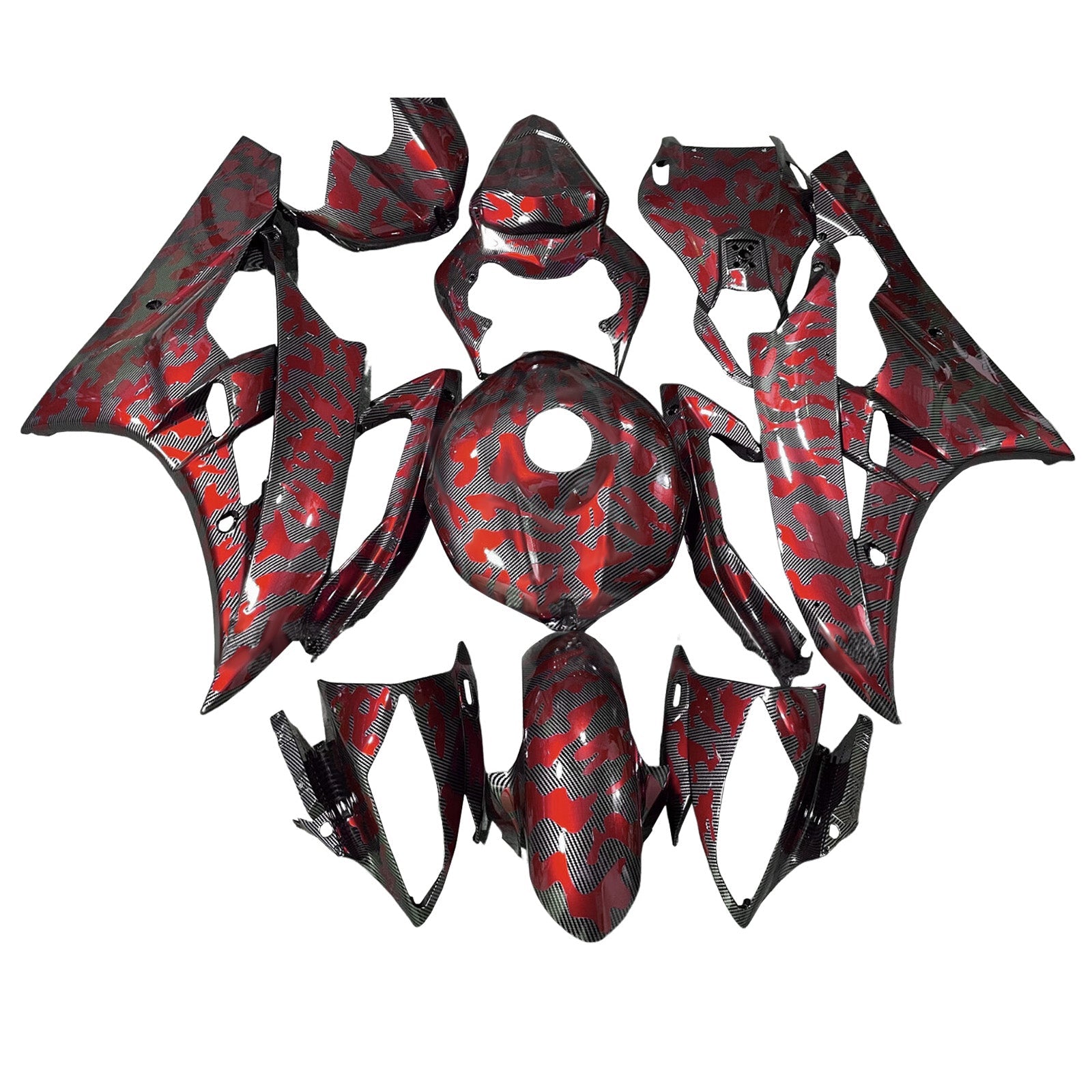 Injection Fairing Kit Bodywork Plastic ABS For Yamaha YZFR6 YZF-R6 2006-2007