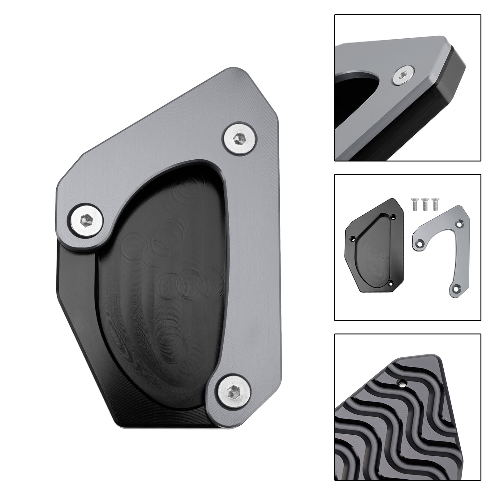 Kickstand Enlarge Plate Pad fit for Suzuki V-strom 650 DL650 XT 2011-2024