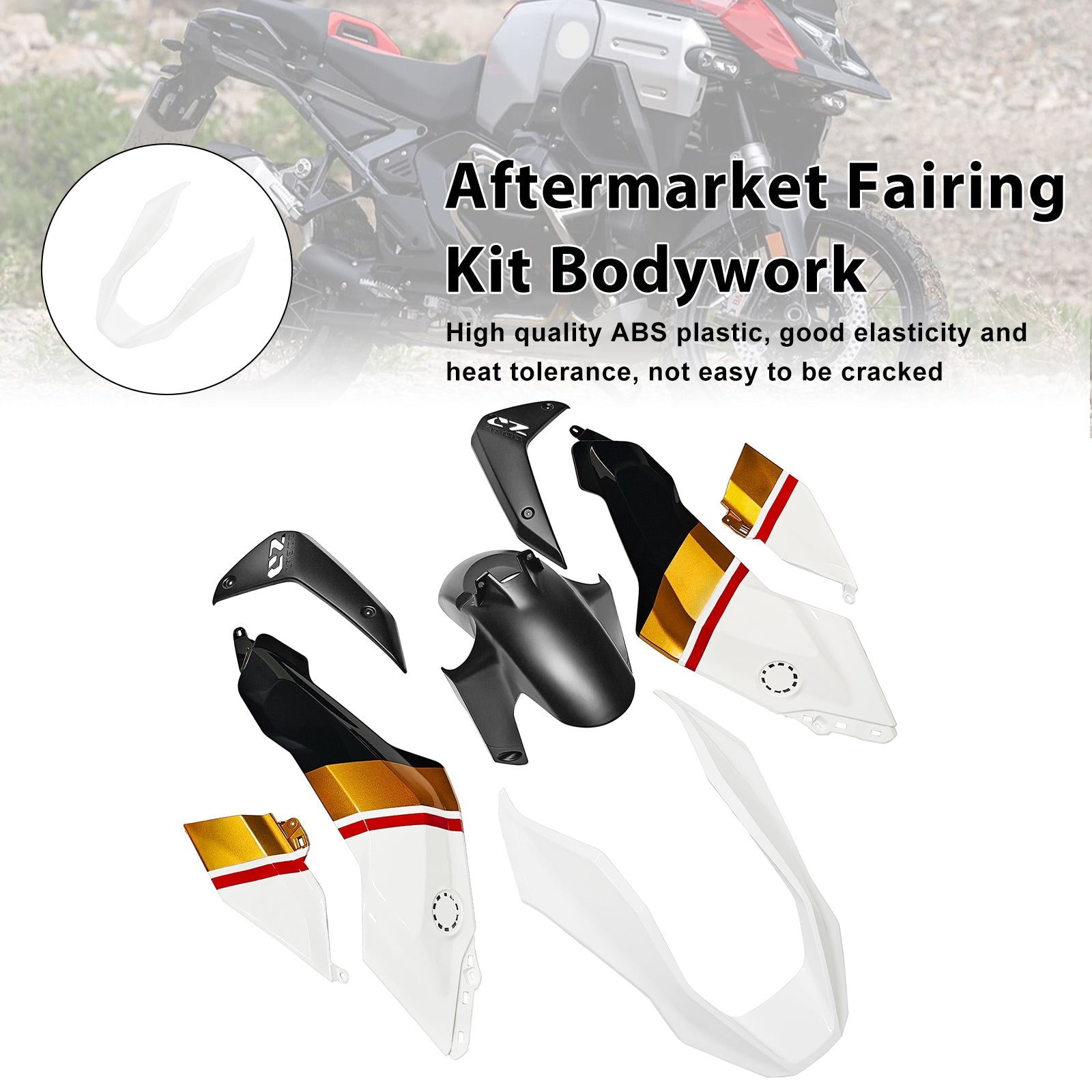 Injection ABS Plastic Bodywork Fairing Kit for BMW R1300GS 2024-2025 02#