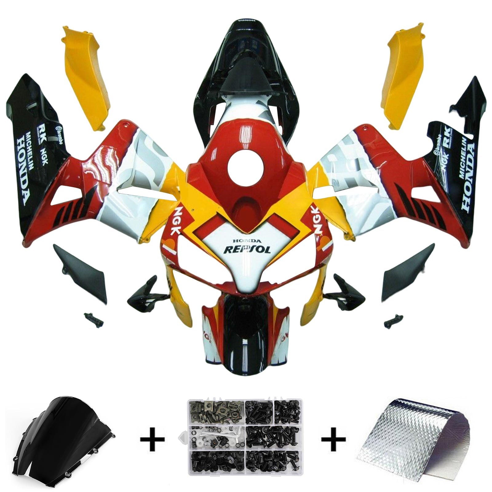 Honda CBR600RR 2003-2004 F5 Fairing Kit Bodywork Plastic ABS