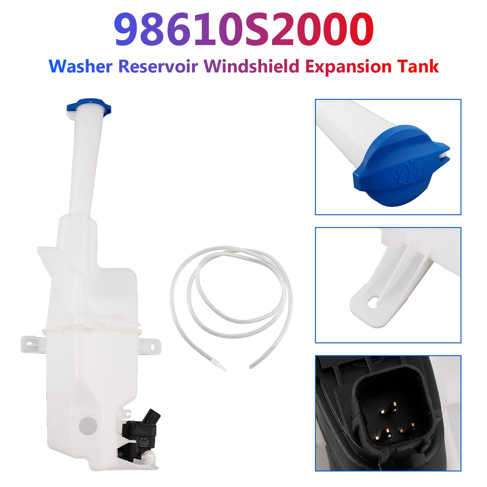 2019-2020 For Hyundai Santa Fe Essential Washer Reservoir Windshield Expansion Tank 98610-S2000