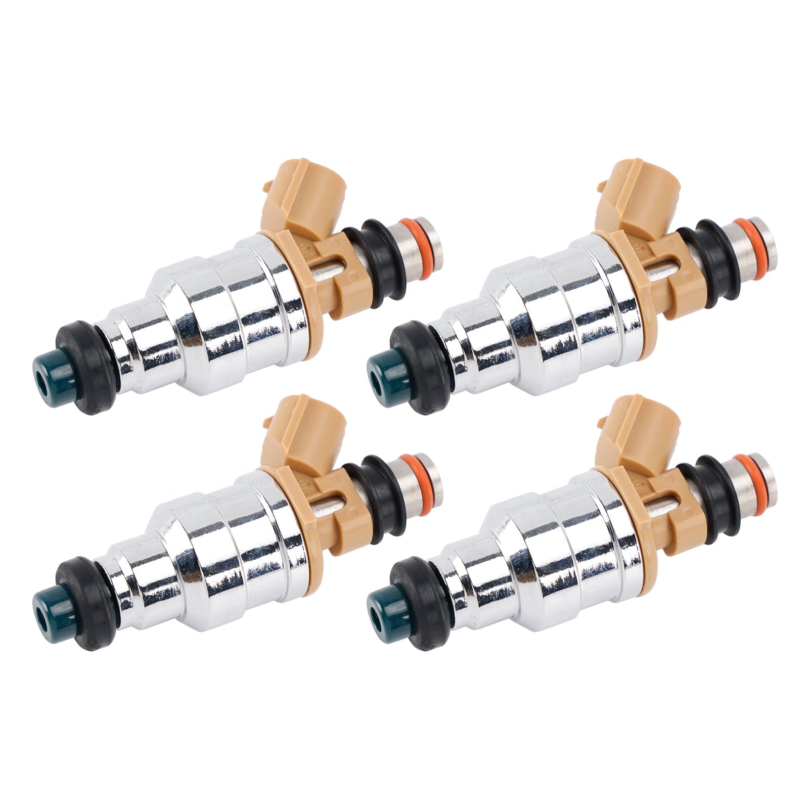 1988-1989 Mazda MX-6 DX/LX Coupe 2-Door 2.2L 4Pcs Fuel Injector 1955001280