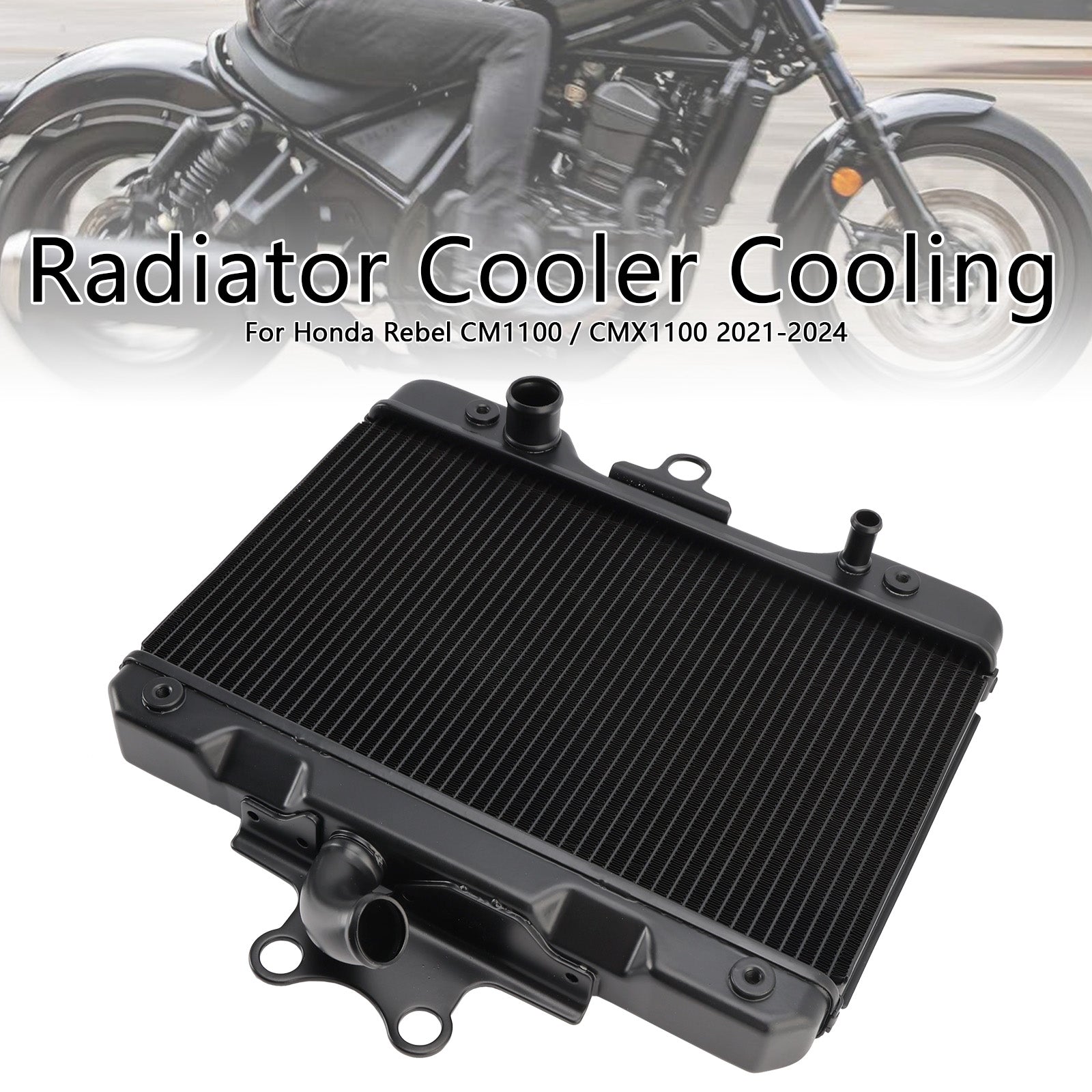 2021-2024 Honda Rebel CM1100 CMX1100 Radiator Cooling Engine Cooler