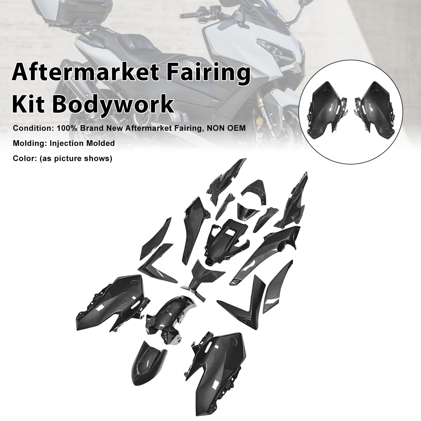 2025-2026 for Yamaha TMAX560 Injection Bodywork Fairing Kit