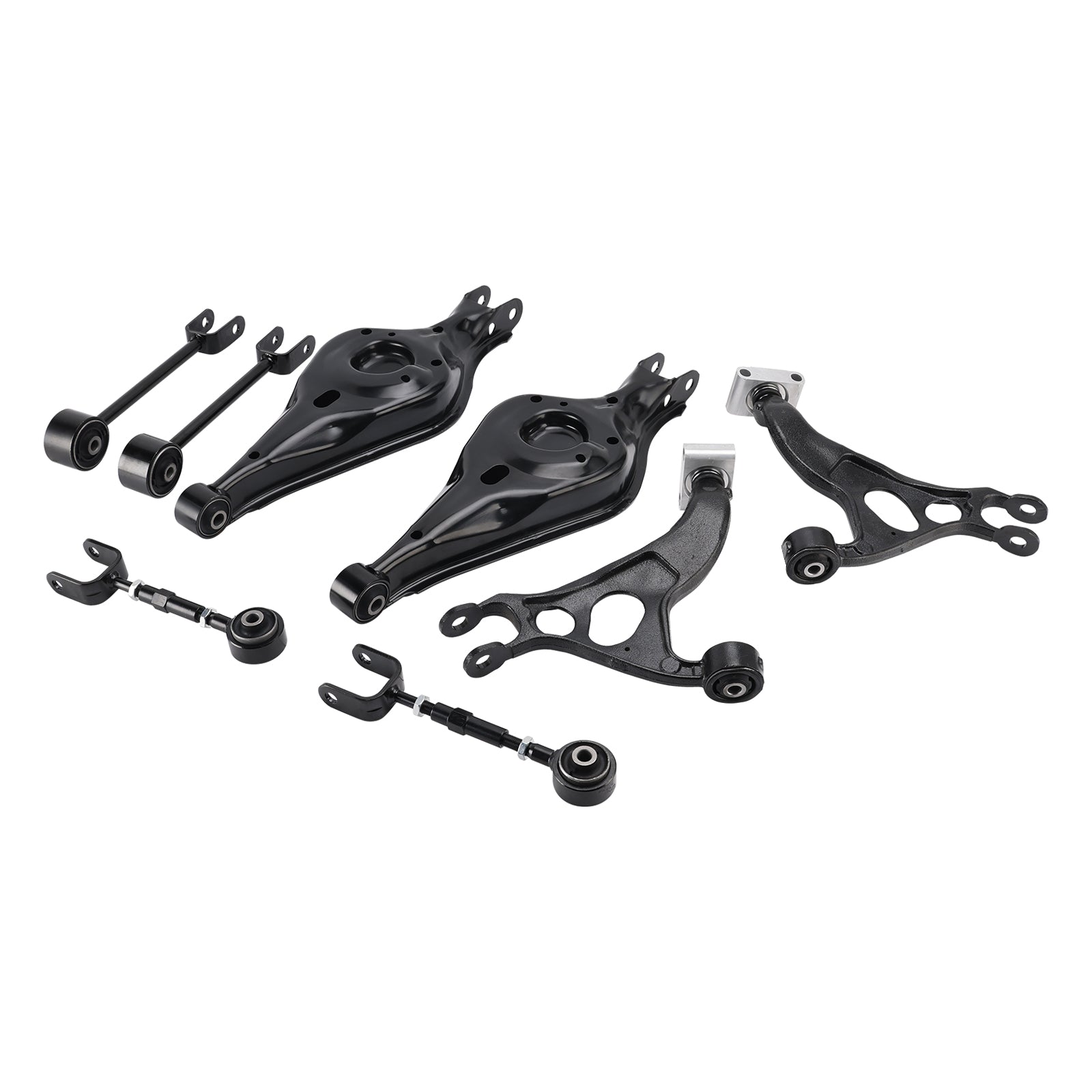 8Pcs Rear Suspension Upper & Lower Control Arms for Ford Explorer 2011-2019
