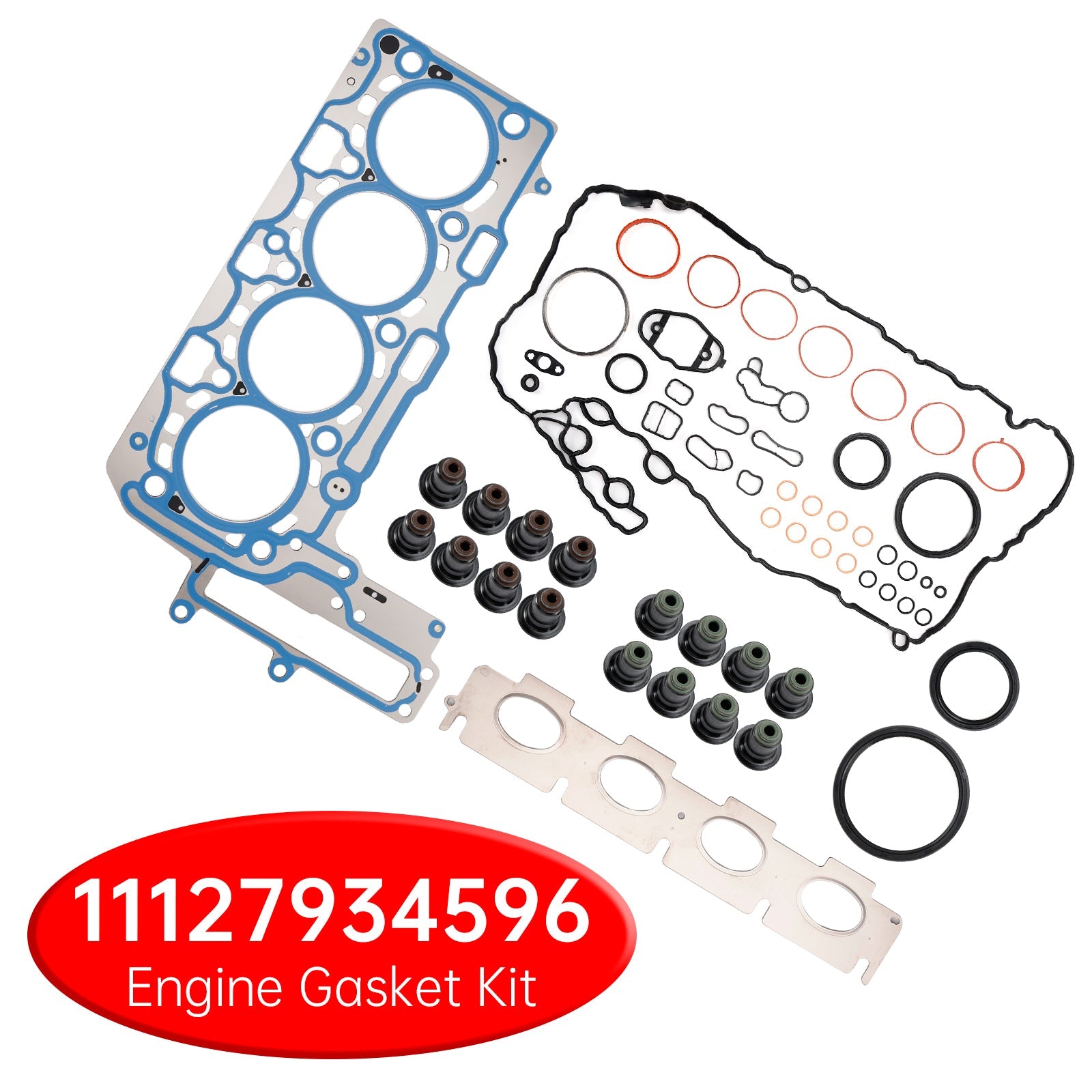 2016-2019 For BMW 330I Gran Turismo F34 B46, B48A, B48B Engine Gasket Kit 11128654272