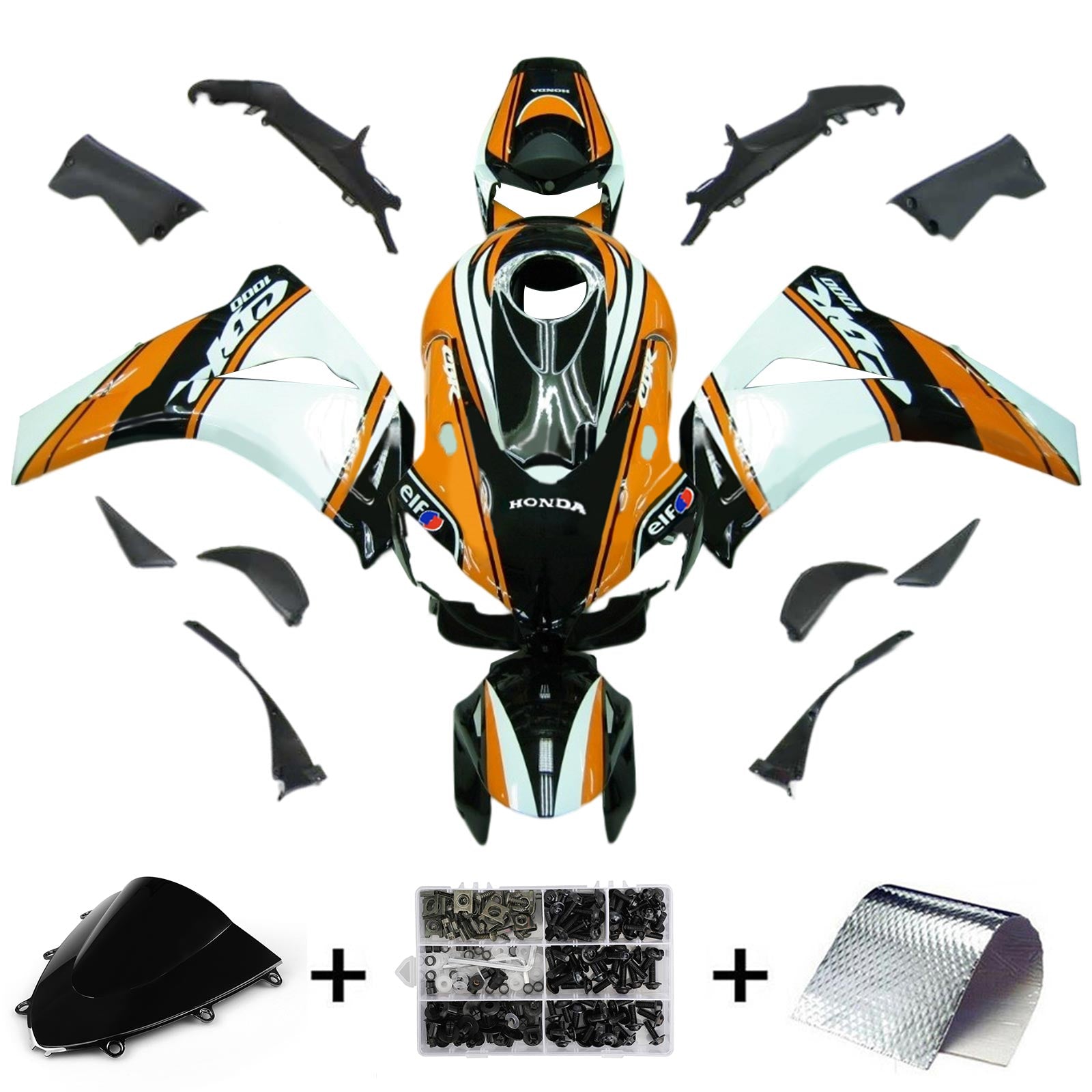 Honda CBR1000RR 2008-2011 Fairing Kit Bodywork Plastic ABS