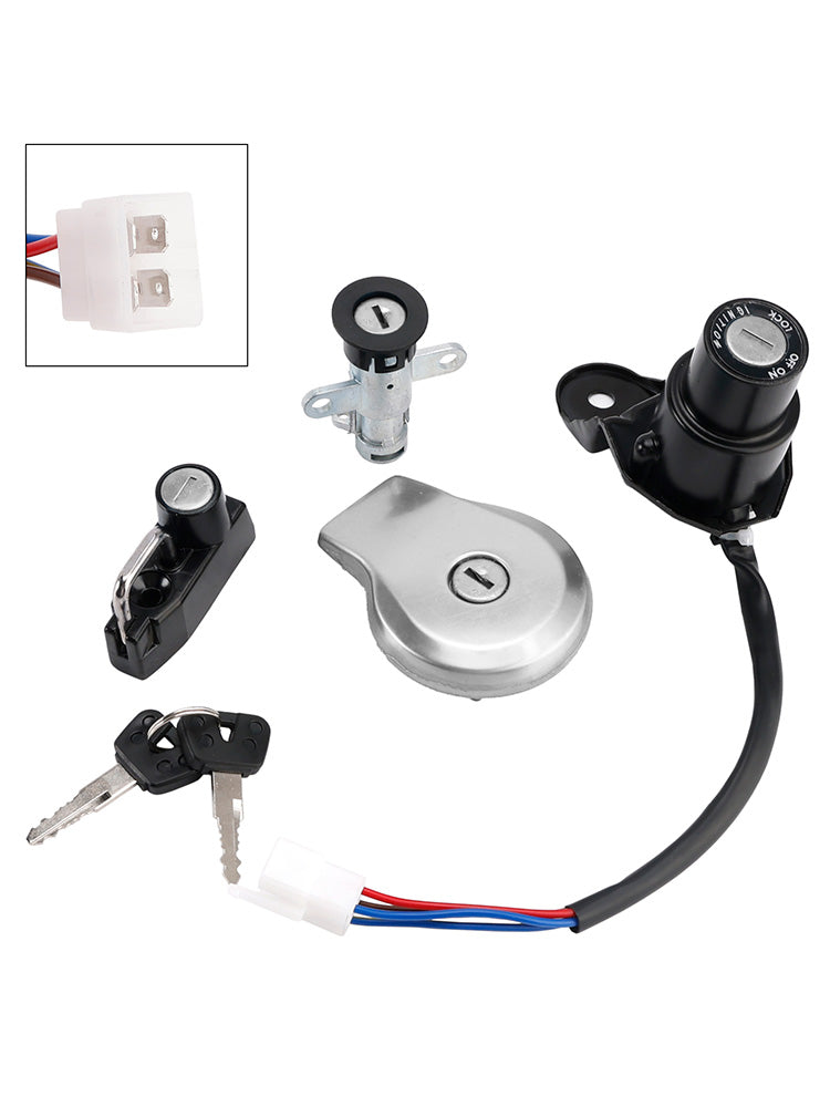 IGNITION KEY SWITCH FEUL CAP SEAT LOCK SET FOR YAMAHA VIRAGO XV 535 500 S 89-04