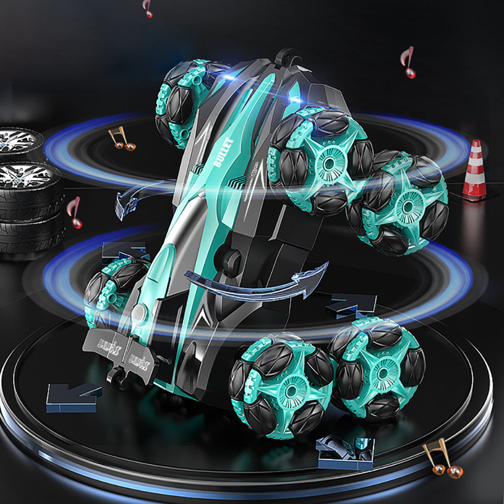 Cool 8 Wheels Hand Controlled rc Stunt Car Toys Gesture Sensing Remote Control Cars ransform Drift Off Road Vehicle for Boys Age 6-14 Year Old