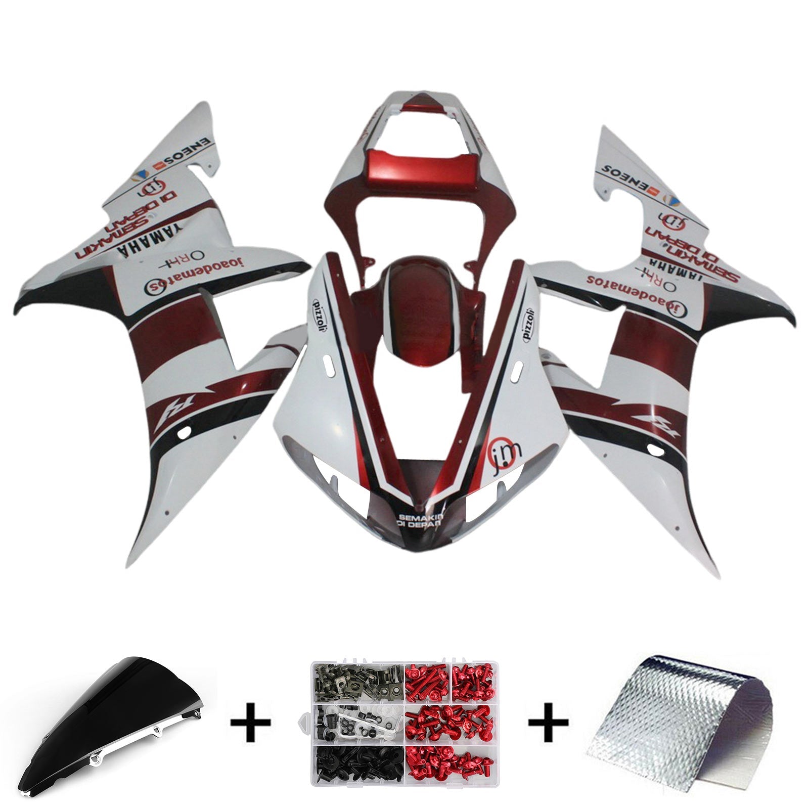 Yamaha YZF 1000 R1 2002-2003 Fairing Kit Bodywork Plastic ABS