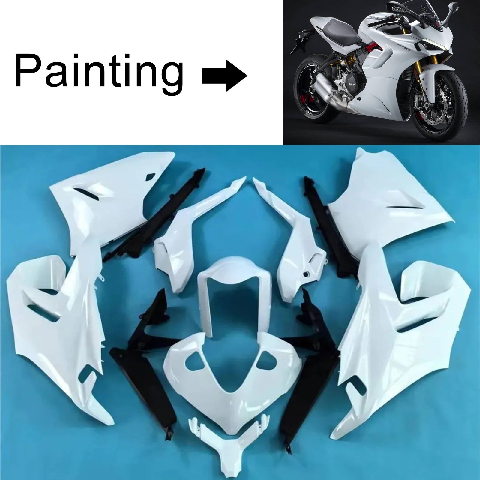 Ducati Supersport 950 950S 2021-2024 Fairing Kit Bodywork