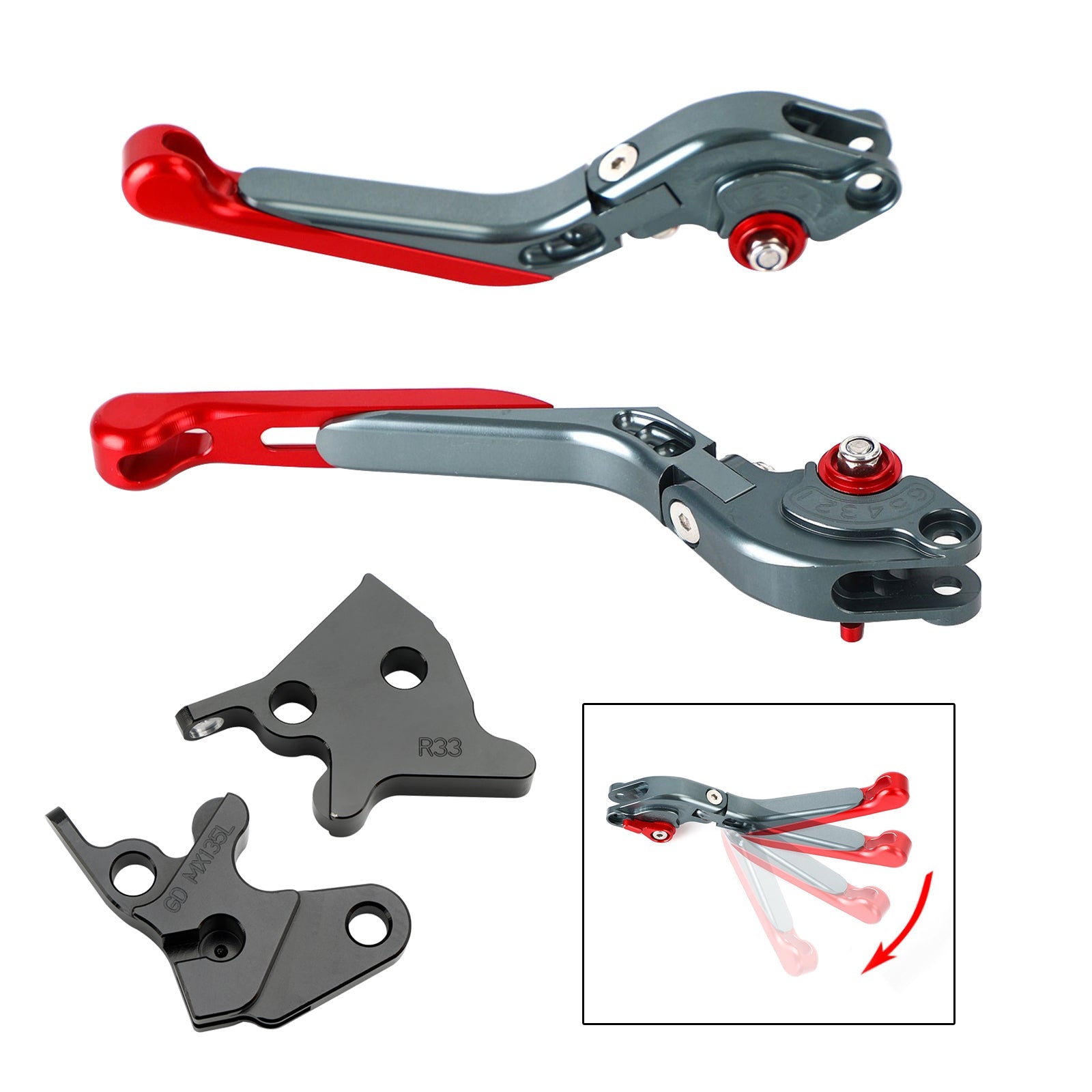 Adjustable Clutch Brake Lever fit for YAMAHA YBR125 2005-2014