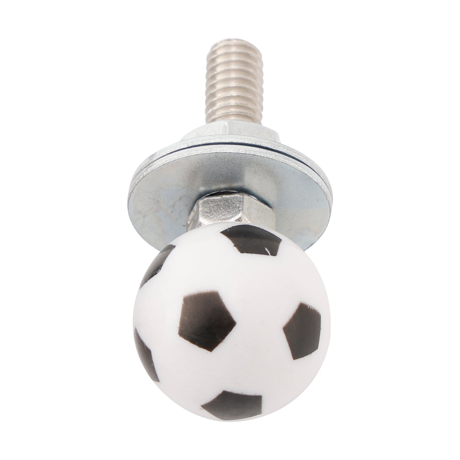 2x Custom SOCCER License Plate Bolt Screw Plastic Motorcycle Chopper Trike