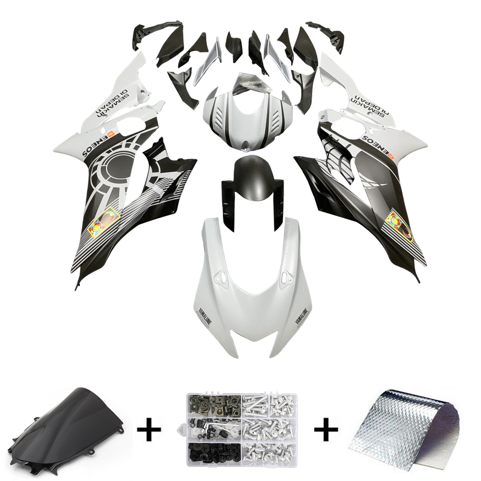 Yamaha YZF-R6 2017-2023 Fairing Kit Bodywork Plastic ABS