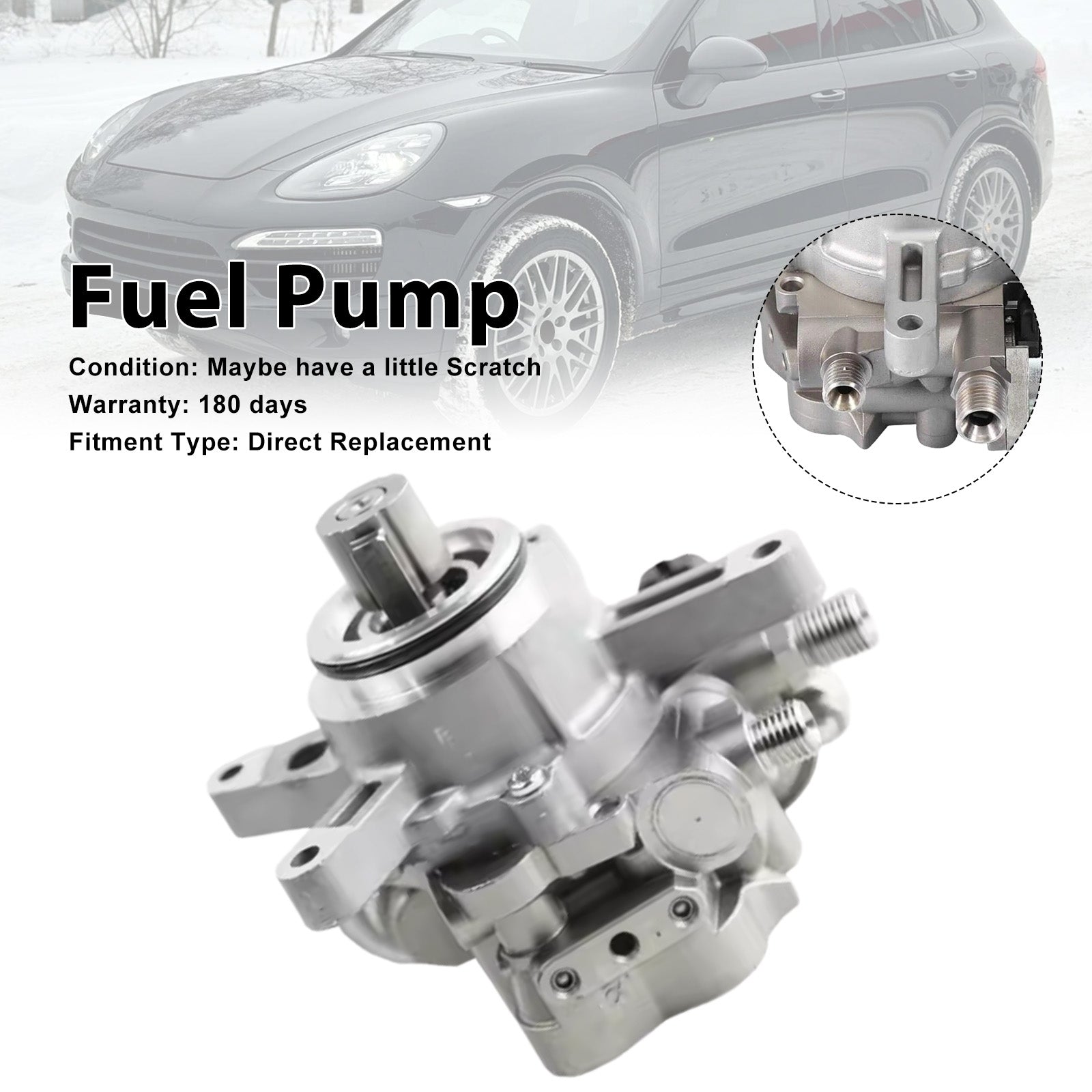 For Porsche Cayenne GTS S 4.8L V8 High Pressure Fuel Pump 94811031520