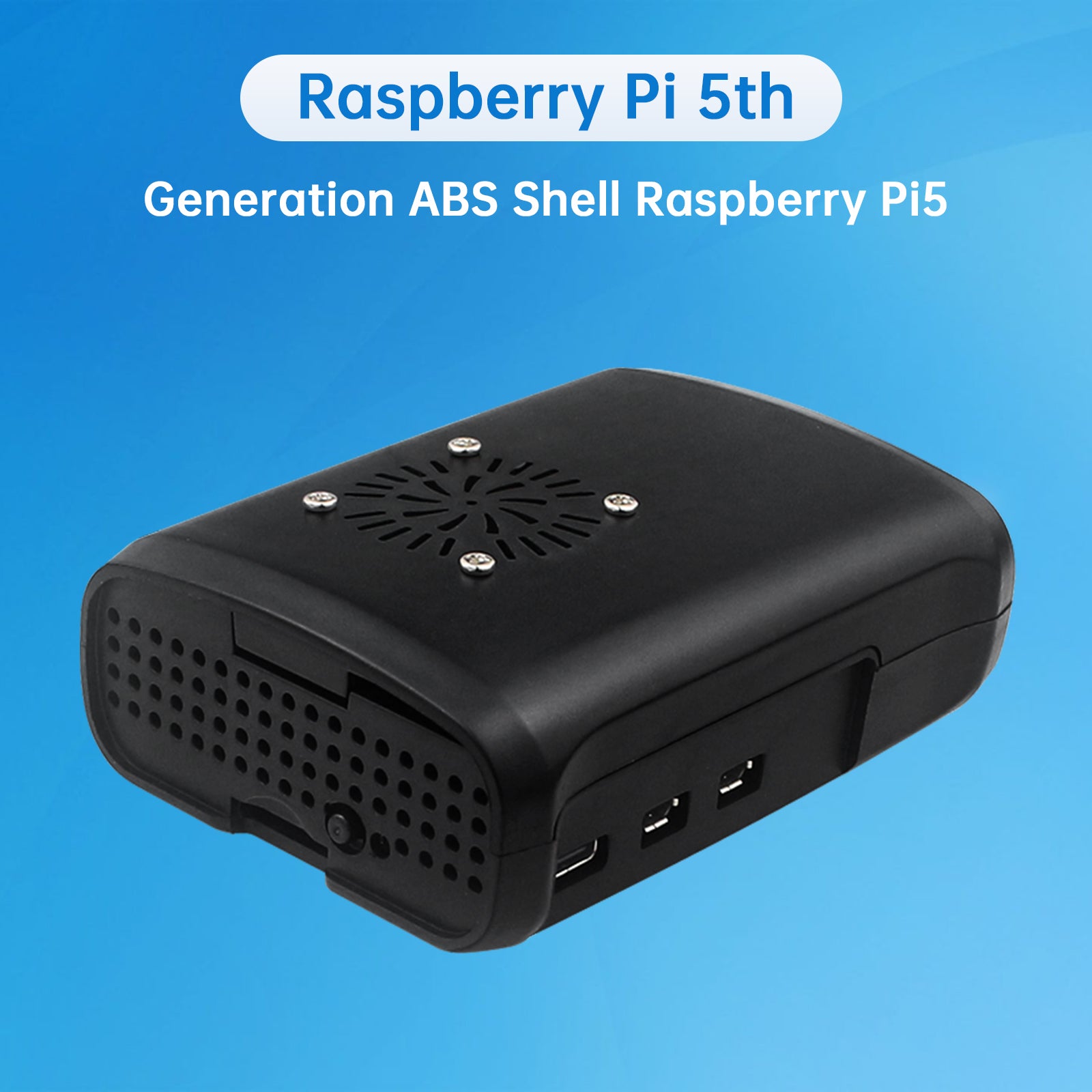 Raspberry Pi5/5B ABS Shell Injection Molded Protective Shell Active Radiator